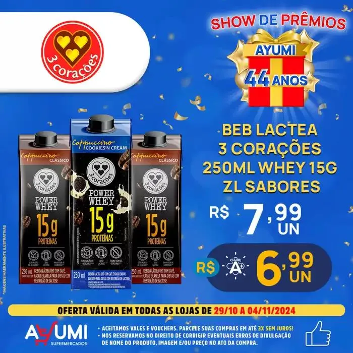 Encarte de Encarte Ayumi Supermercados 30 de outubro até 4 de novembro 2024 - Pagina 1