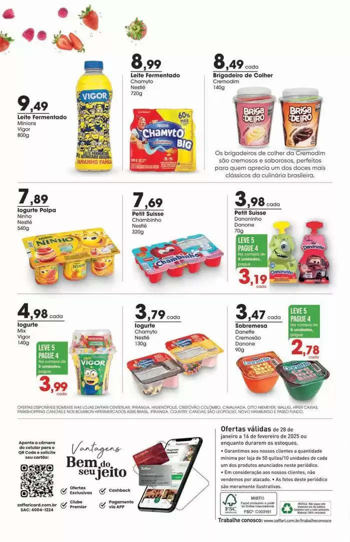 Encarte de Edição Especial Volante Iogurtes 2025 28 de janeiro até 16 de fevereiro 2025 - Pagina 6