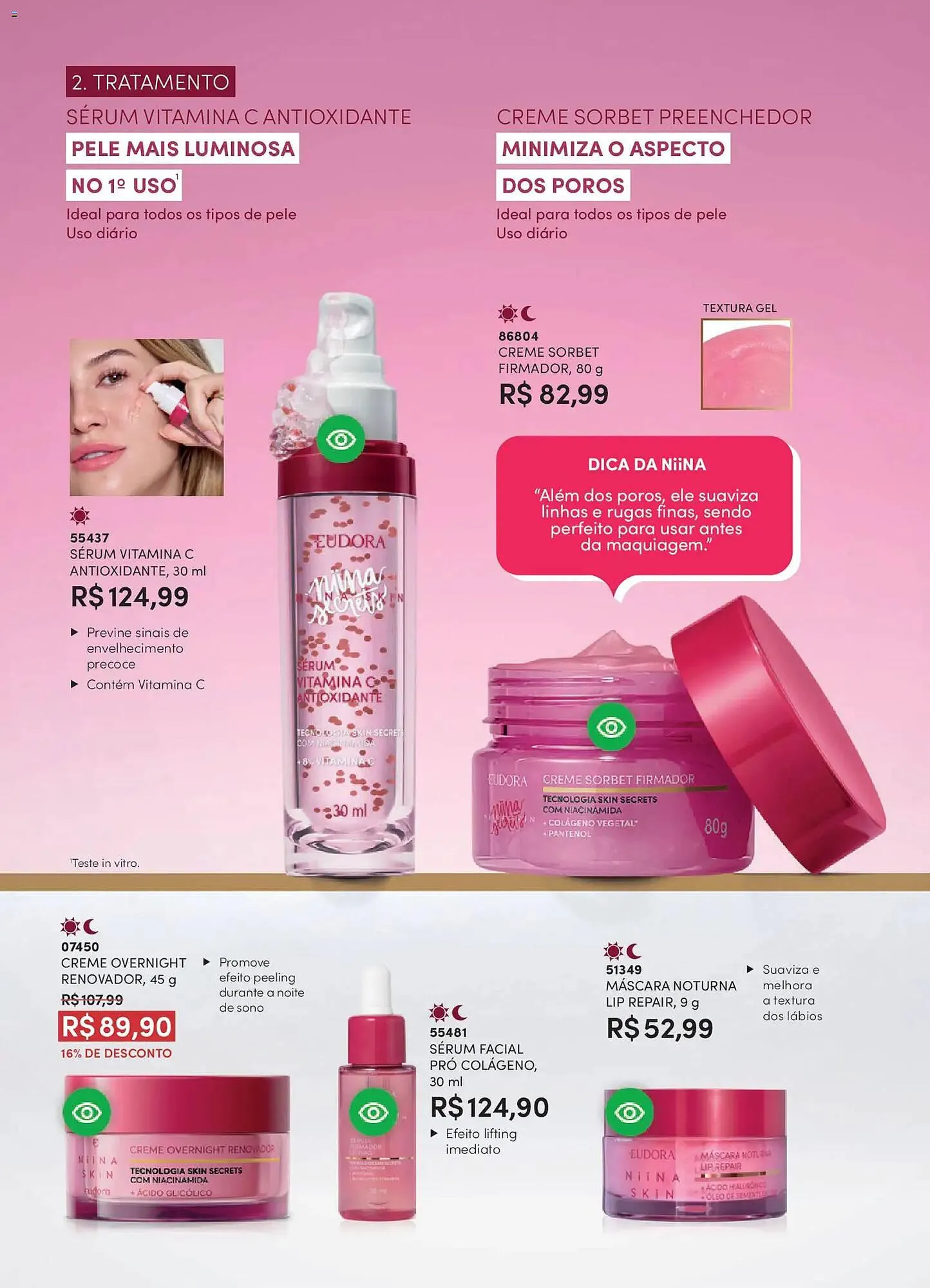 Encarte de Catálogo Eudora 23 de abril até 15 de junho 2026 - Pagina 96