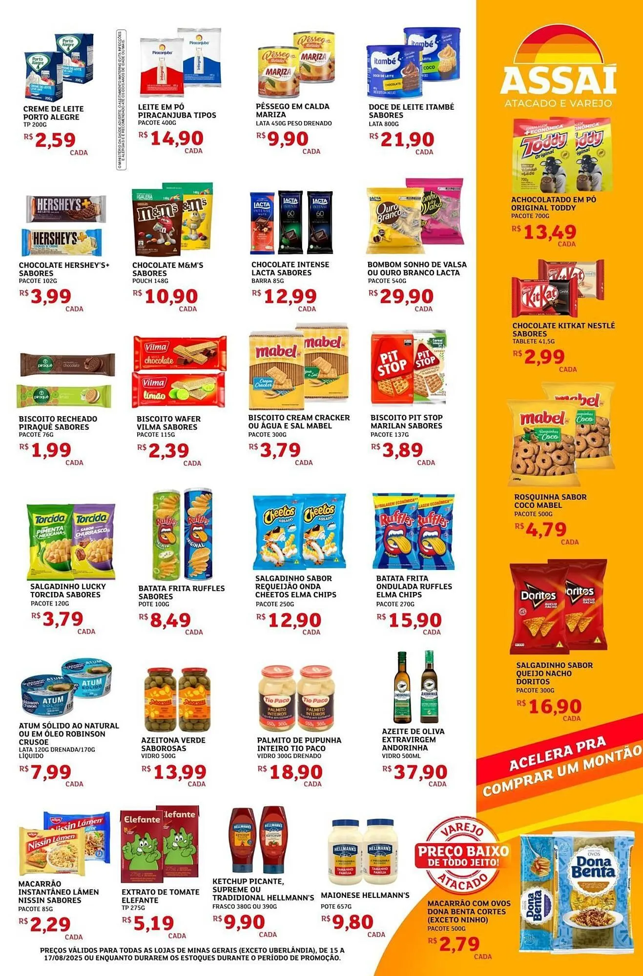 Encarte de Catálogo Assaí Atacadista 16 de agosto até 17 de agosto 2025 - Pagina 3