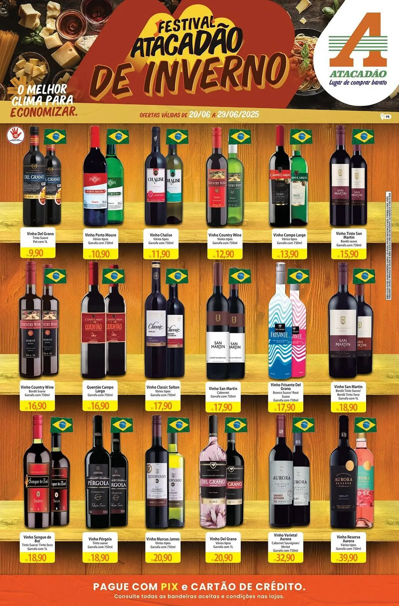 Encarte de Catálogo Atacadão 20 de junho até 29 de junho 2025 - Pagina 1