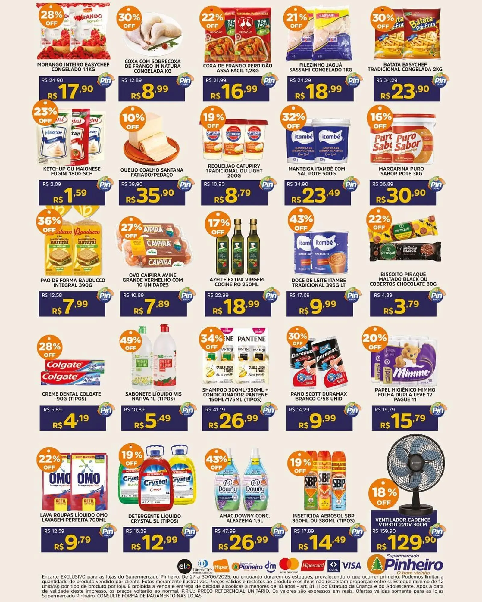 Encarte de Catálogo Pinheiro Supermercado 27 de junho até 30 de junho 2025 - Pagina 5