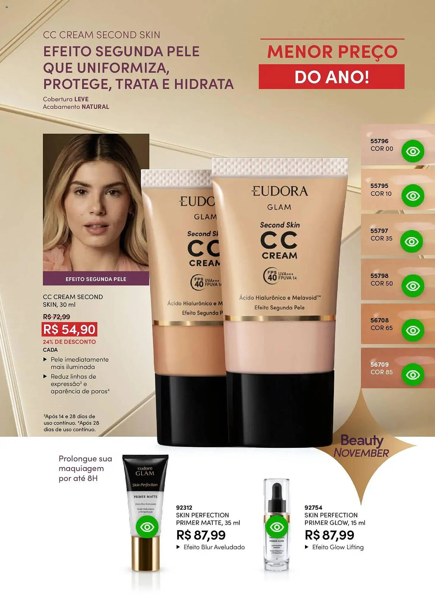 Encarte de Catálogo Eudora 29 de outubro até 27 de novembro 2025 - Pagina 72