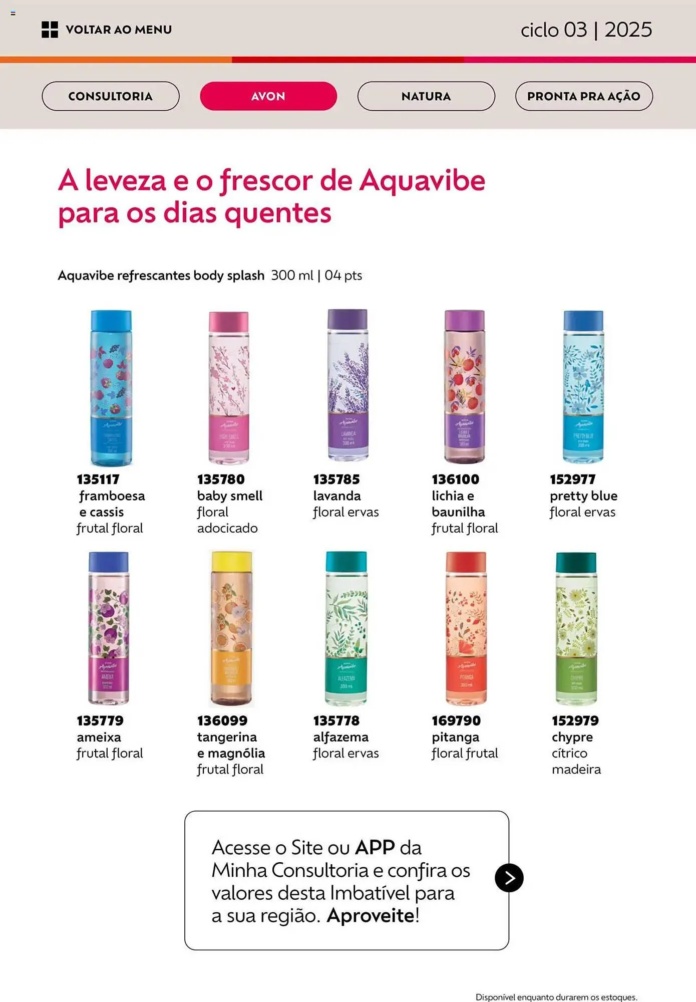 Encarte de Catálogo Avon 17 de janeiro até 17 de fevereiro 2025 - Pagina 12