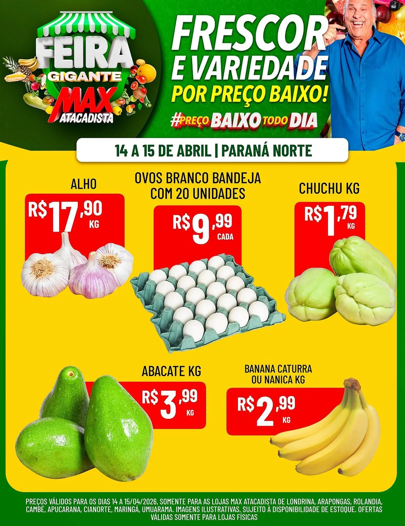 Encarte de Encarte Max Atacadista 14 de abril até 15 de abril 2026 - Pagina 1