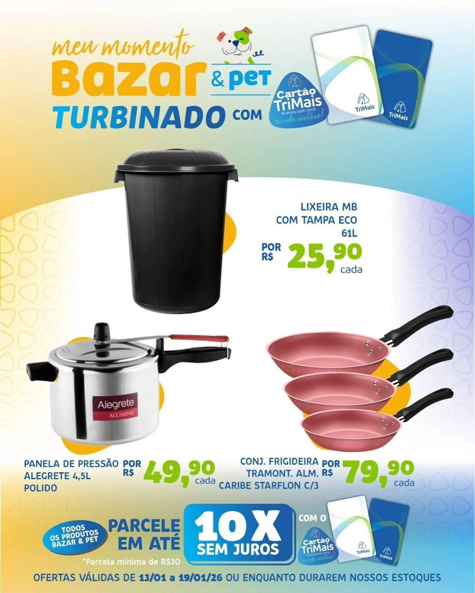 Encarte de Catálogo Trimais Supermercado 13 de janeiro até 19 de janeiro 2026 - Pagina 1