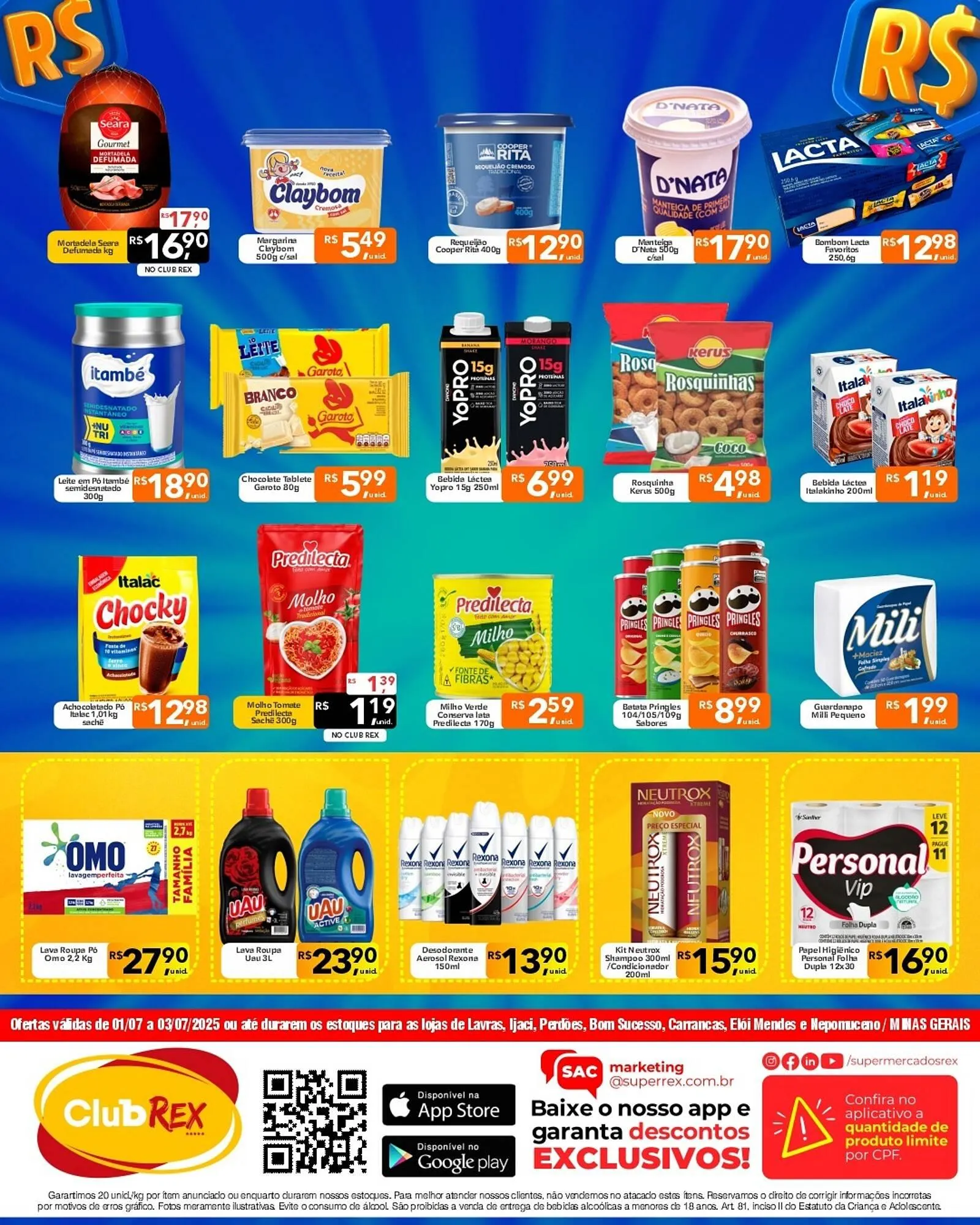 Encarte de Catálogo Supermercados Rex 30 de junho até 2 de julho 2025 - Pagina 2