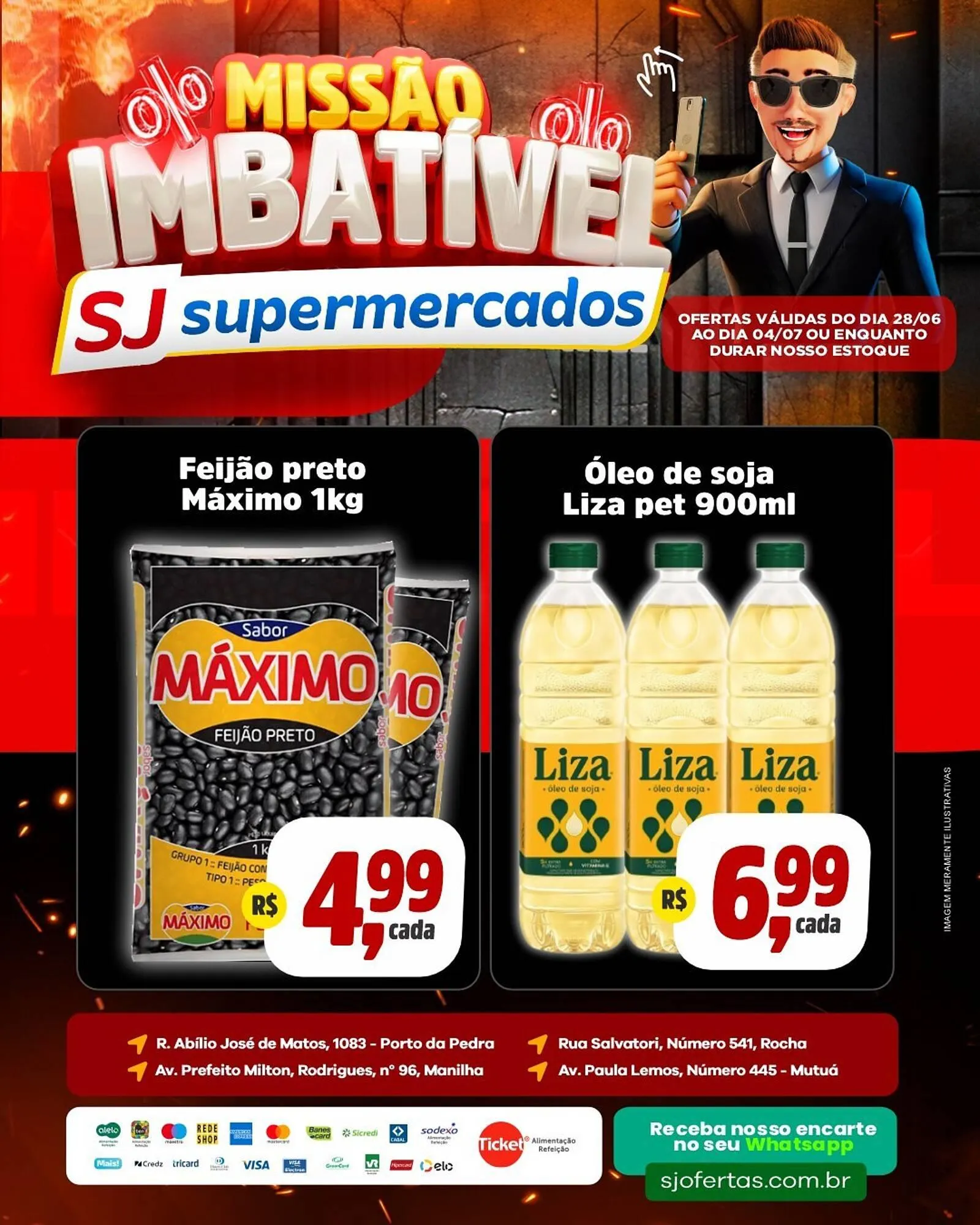 Encarte de Catálogo Sj Supermercados 28 de junho até 4 de julho 2025 - Pagina 3