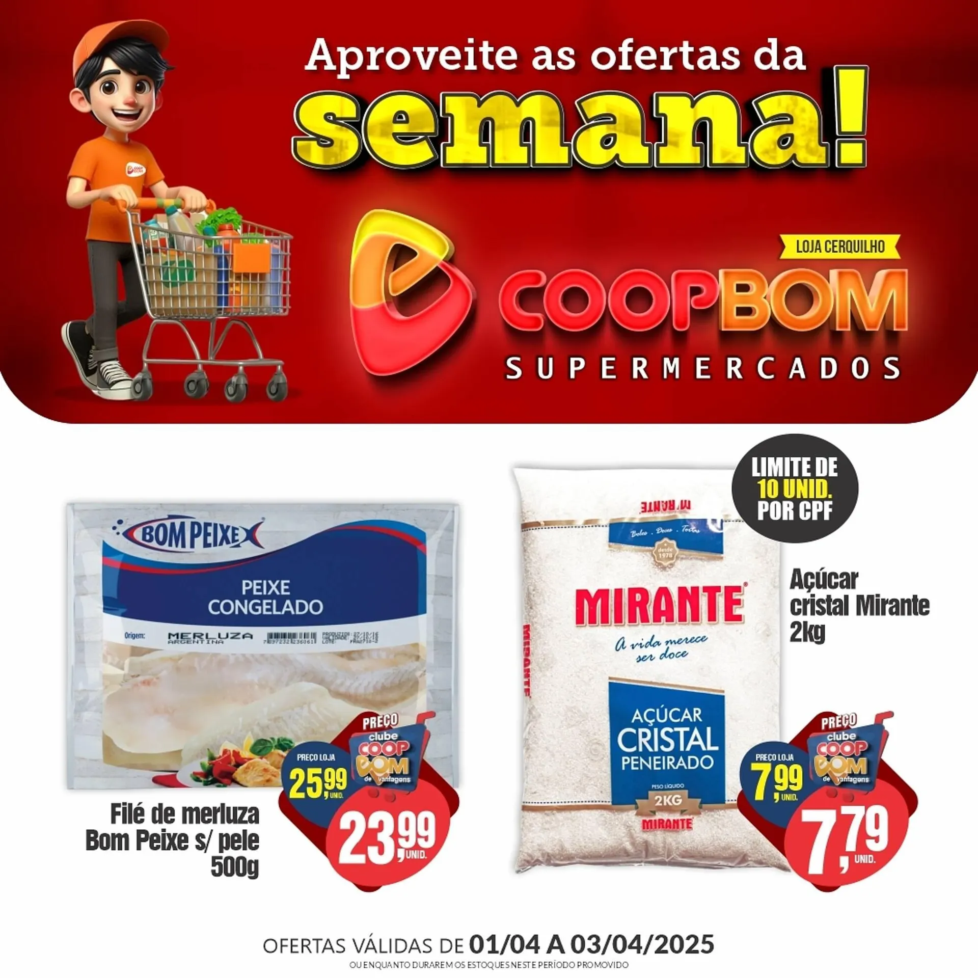 Encarte de Catálogo CoopBom 1 de abril até 3 de abril 2025 - Pagina 1