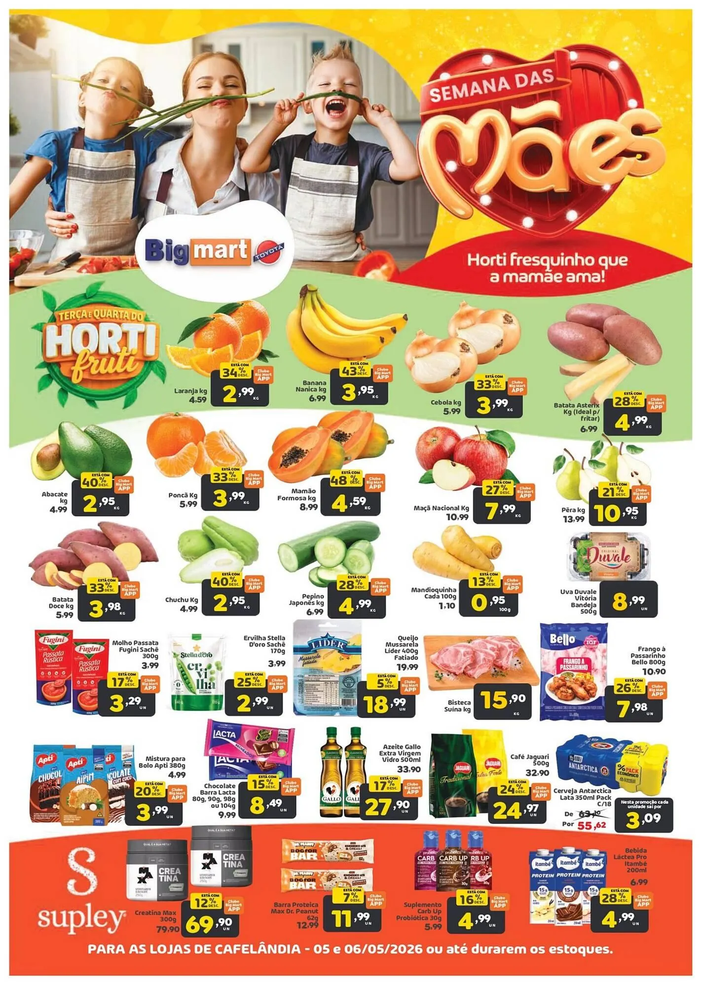 Encarte de Catálogo Bigmart 5 de maio até 6 de maio 2026 - Pagina 1