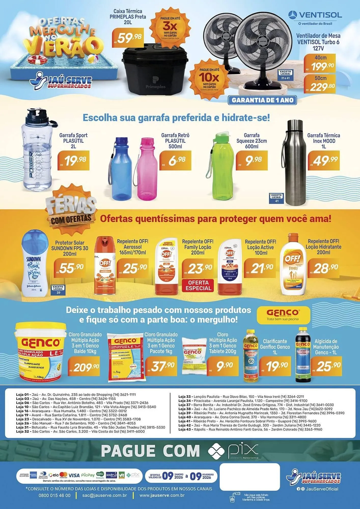 Encarte de Catálogo Supermercados Jau Serve 9 de janeiro até 9 de fevereiro 2026 - Pagina 2