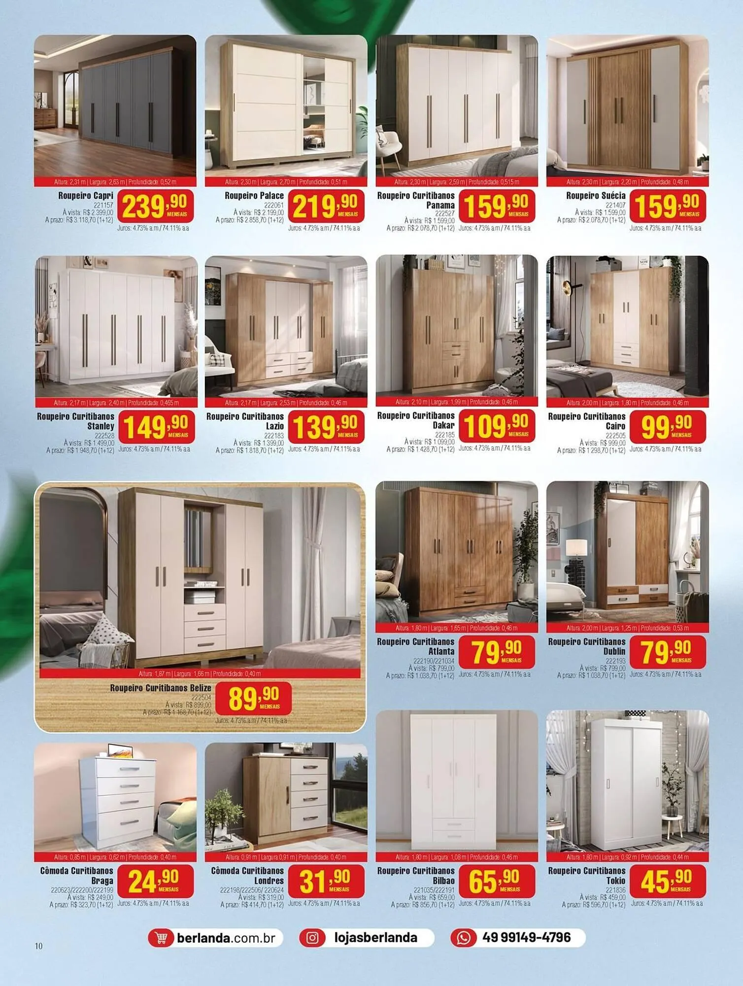 Encarte de Catálogo Berlanda 2 de abril até 30 de abril 2025 - Pagina 10
