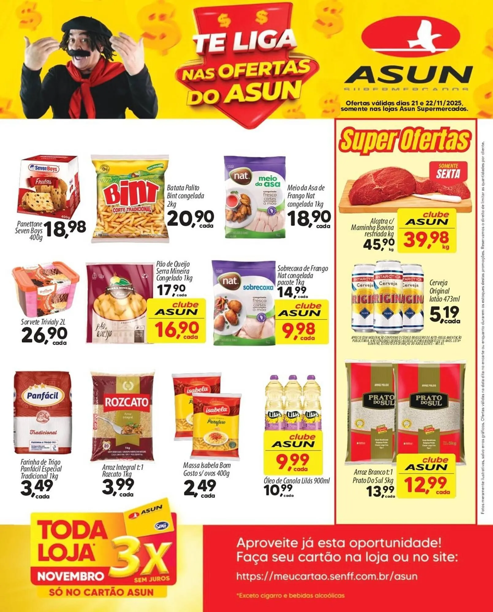 Encarte de Encarte Asun 21 de novembro até 22 de novembro 2025 - Pagina 1