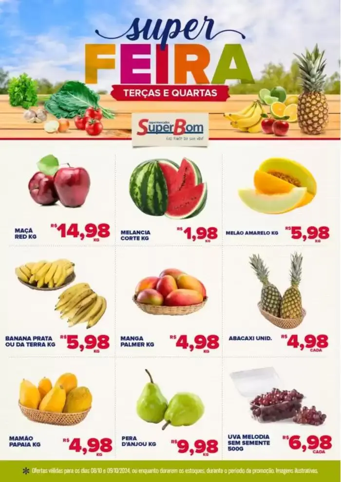 Encarte de Super Feira 8 de outubro até 9 de outubro 2024 - Pagina 1
