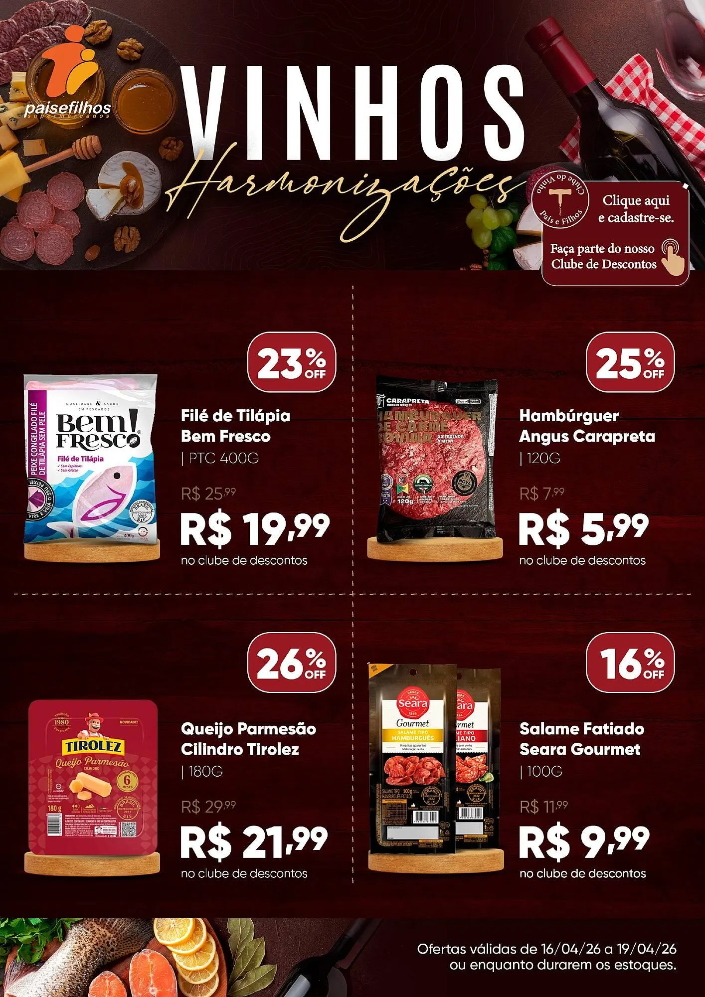 Encarte de Catálogo Pais e Filhos Supermercados 16 de abril até 19 de abril 2026 - Pagina 3