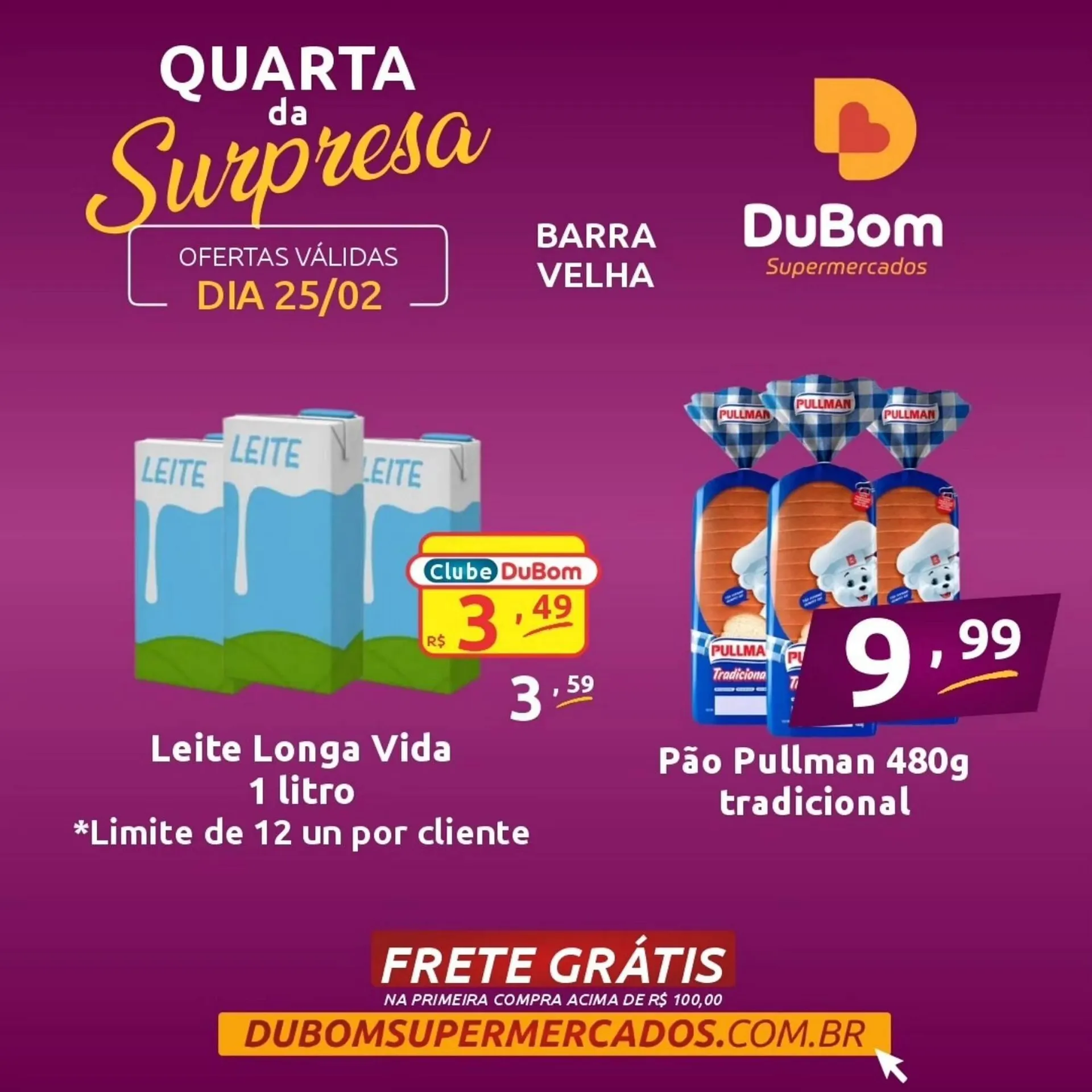 Encarte de Catálogo Dubom Supermercados 25 de fevereiro até 25 de fevereiro 2026 - Pagina 1