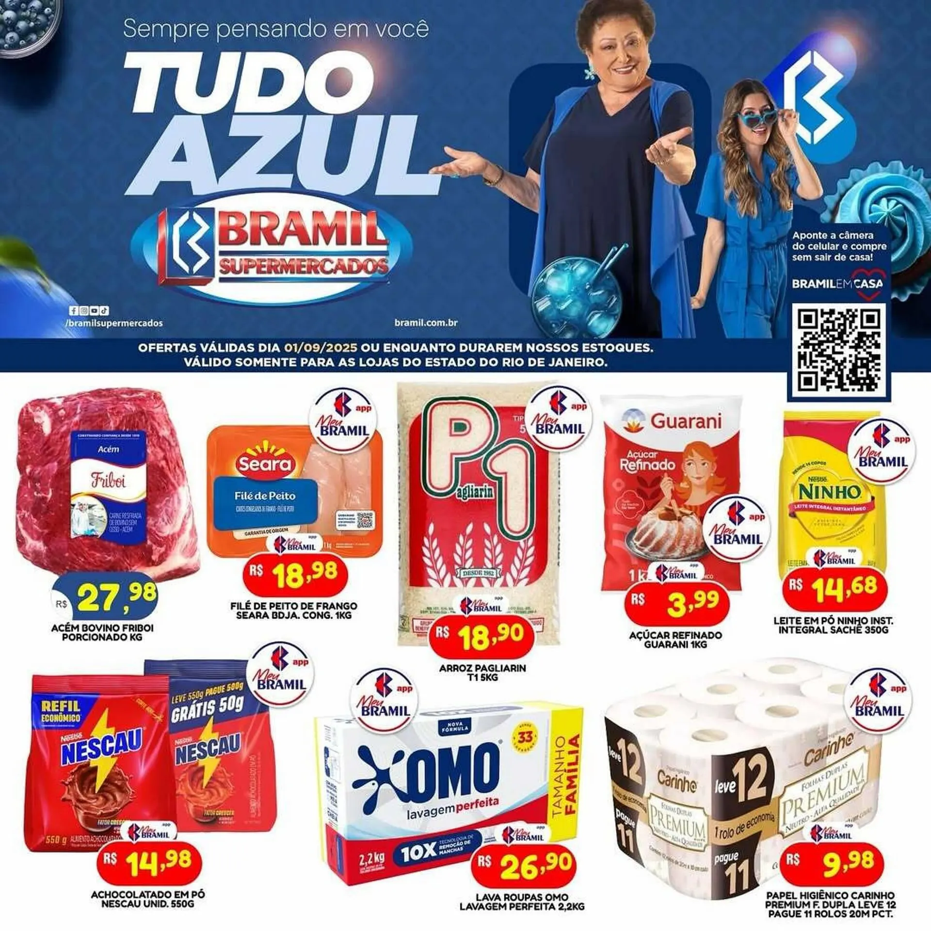 Encarte de encarte Bramil Supermercados 1 de setembro até 1 de setembro 2025 - Pagina 1