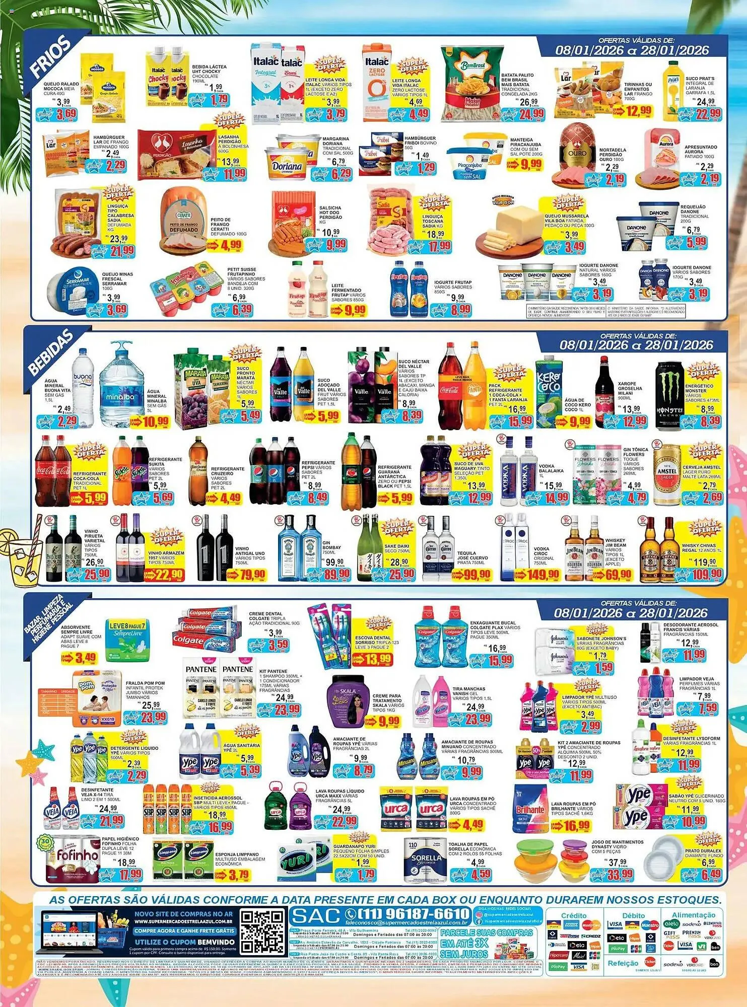 Encarte de Folheto Supermercado Estrela Azul 8 de janeiro até 28 de janeiro 2026 - Pagina 4