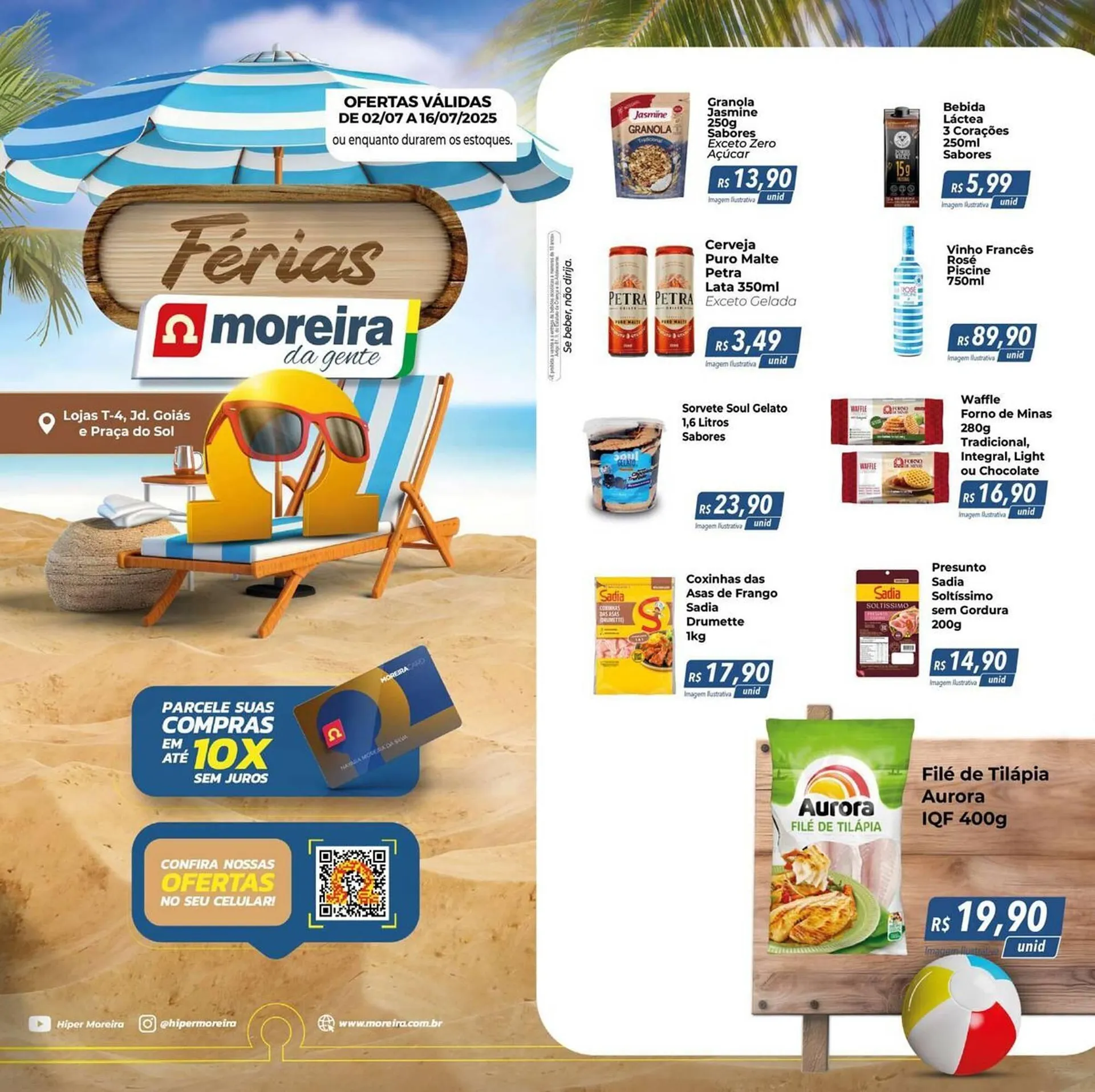 Encarte de Catálogo Hiper Moreira 2 de julho até 16 de julho 2025 - Pagina 1