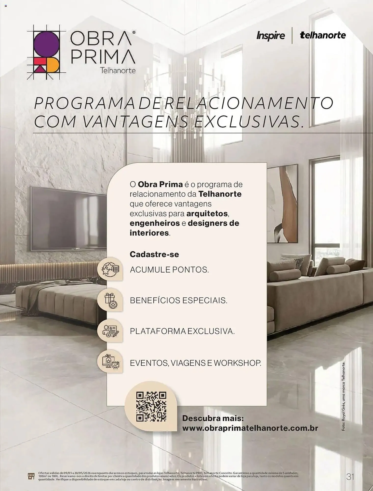 Encarte de Catálogo Telhanorte 9 de março até 21 de maio 2026 - Pagina 31