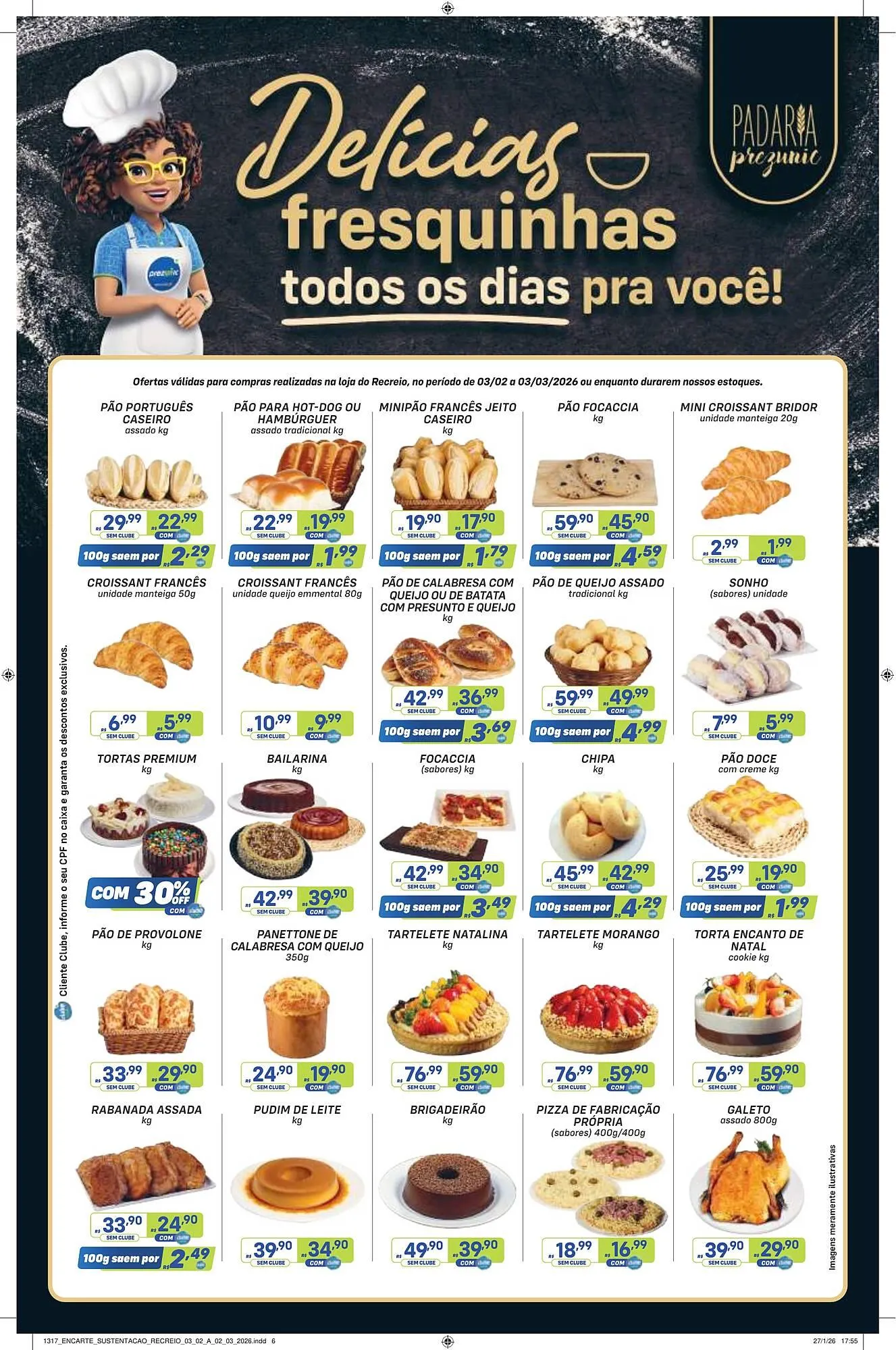 Encarte de Encarte Prezunic 3 de fevereiro até 3 de março 2026 - Pagina 6