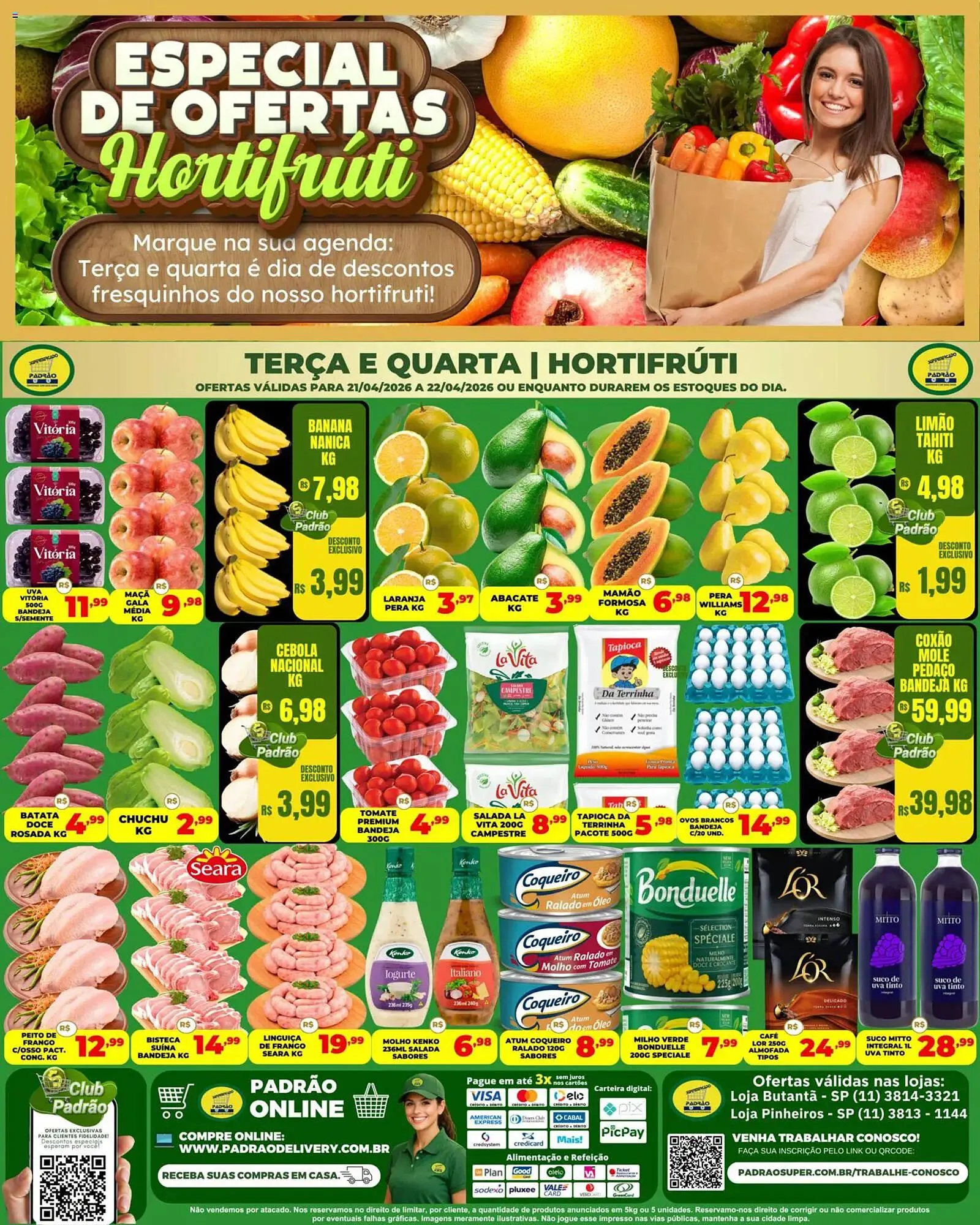 Encarte de Folheto Supermercado Padrão 20 de abril até 23 de abril 2026 - Pagina 1