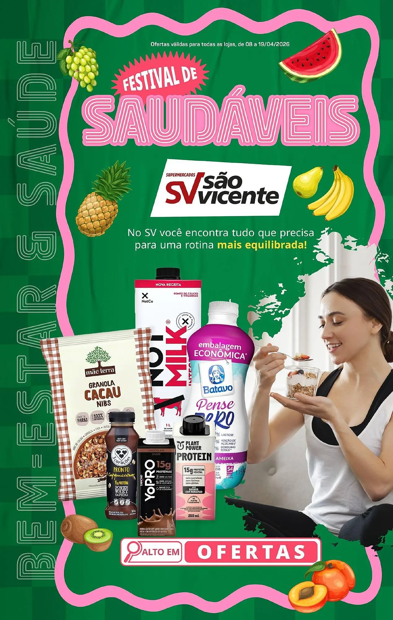 Encarte de Catálogo Supermercados São Vicente 8 de abril até 19 de abril 2026 - Pagina 1