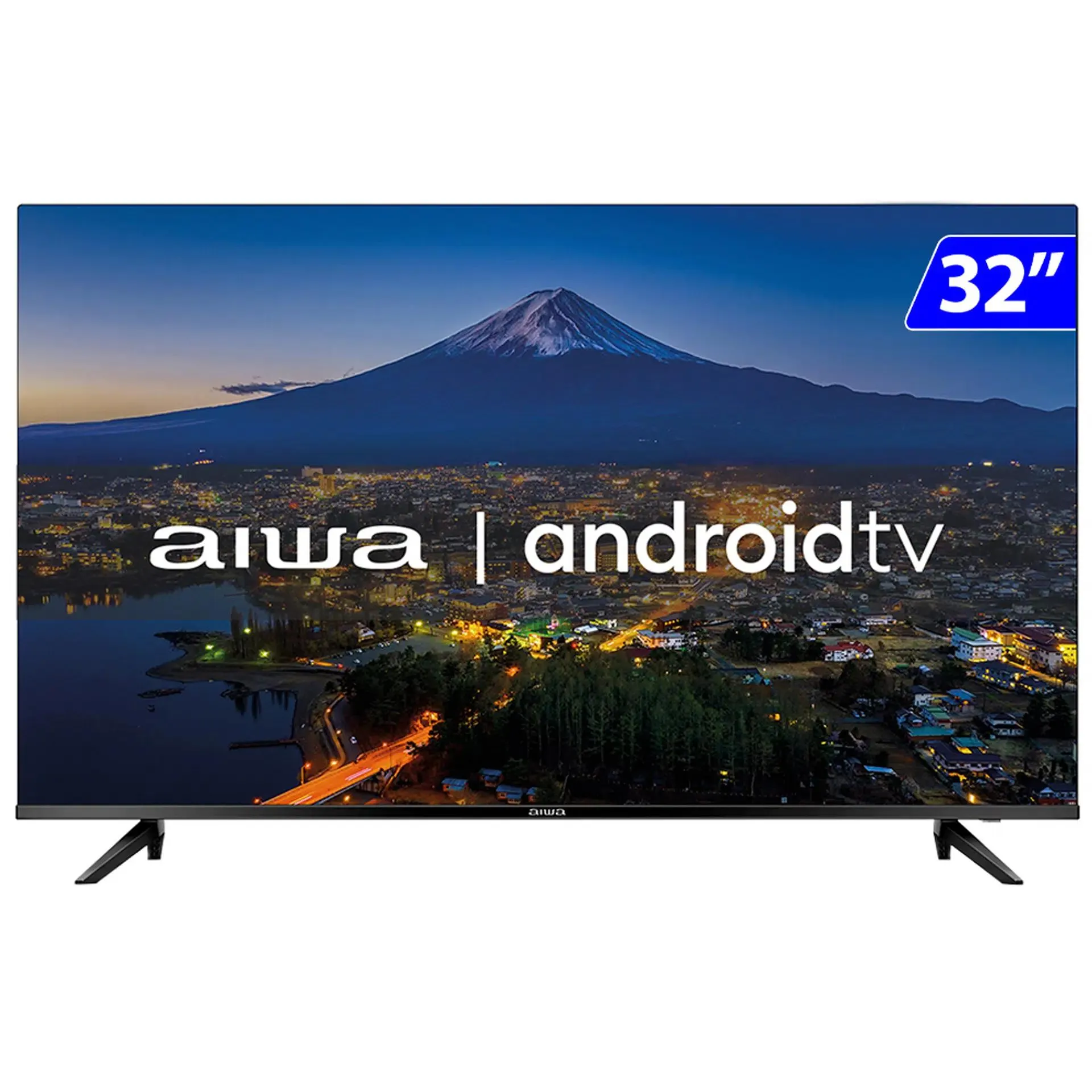 Smart TV Aiwa 32” LED HD Wi-Fi Android Bluetooth USB HDMI AWS-TV-32-BL-02-A