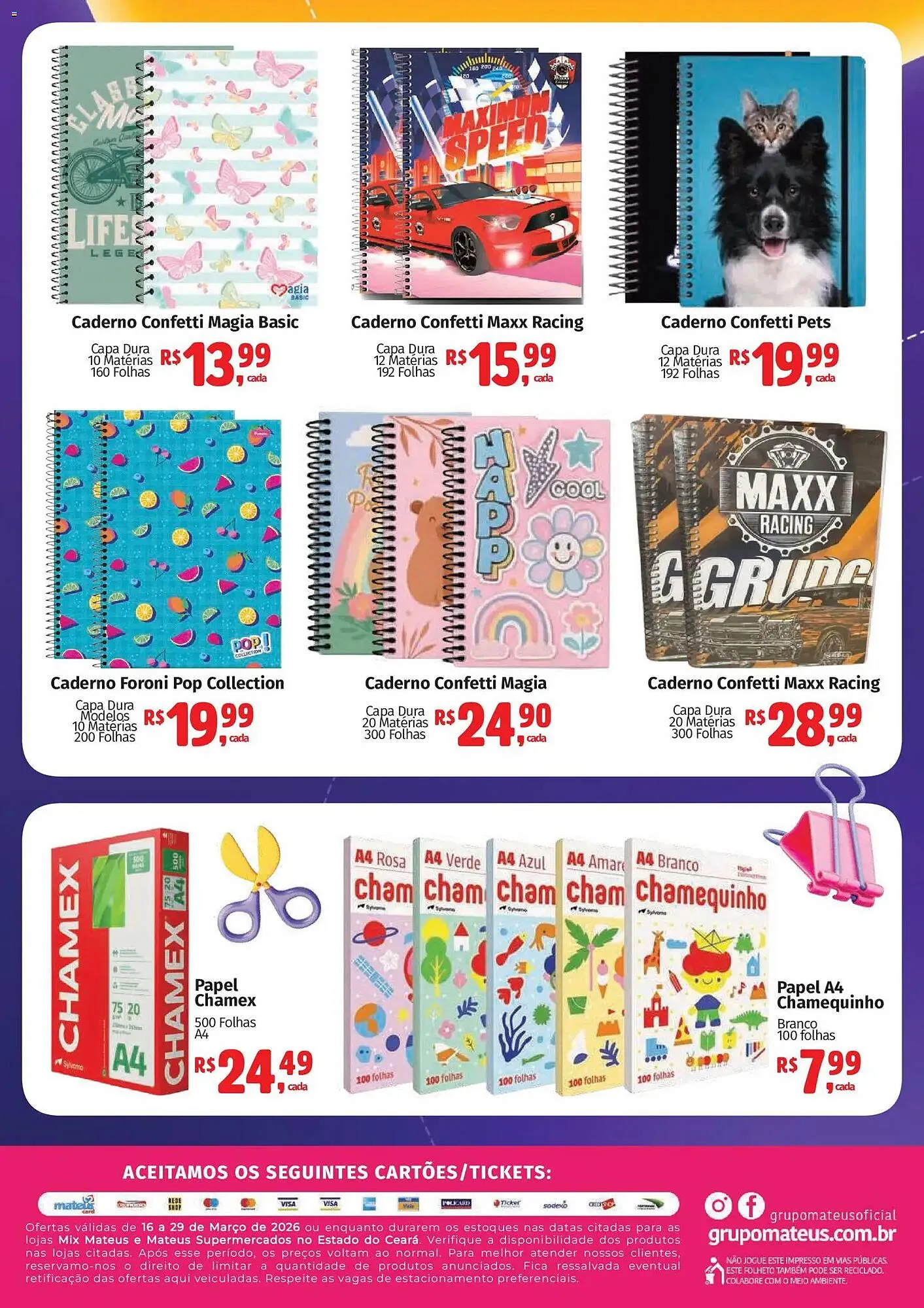 Encarte de Catálogo Supermercados Mateus 16 de março até 19 de março 2026 - Pagina 3