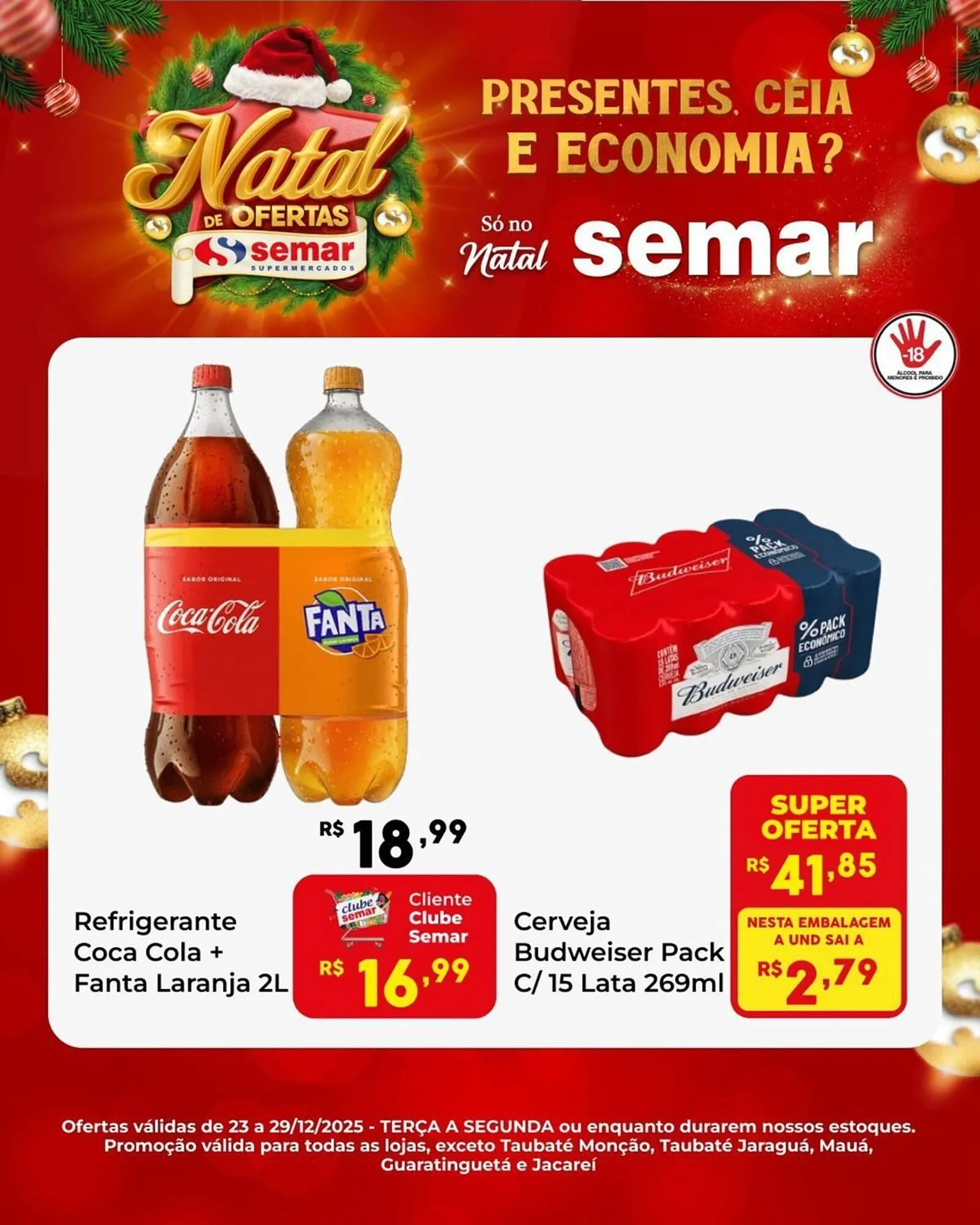 Encarte de Folheto Semar Supermercado 23 de dezembro até 29 de dezembro 2025 - Pagina 4