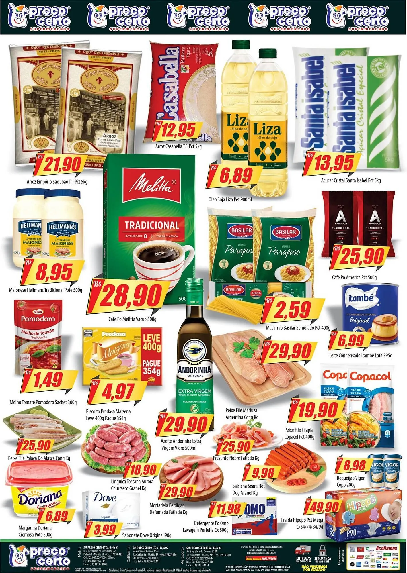 Encarte de Catálogo Preço Certo 17 de março até 19 de março 2026 - Pagina 1