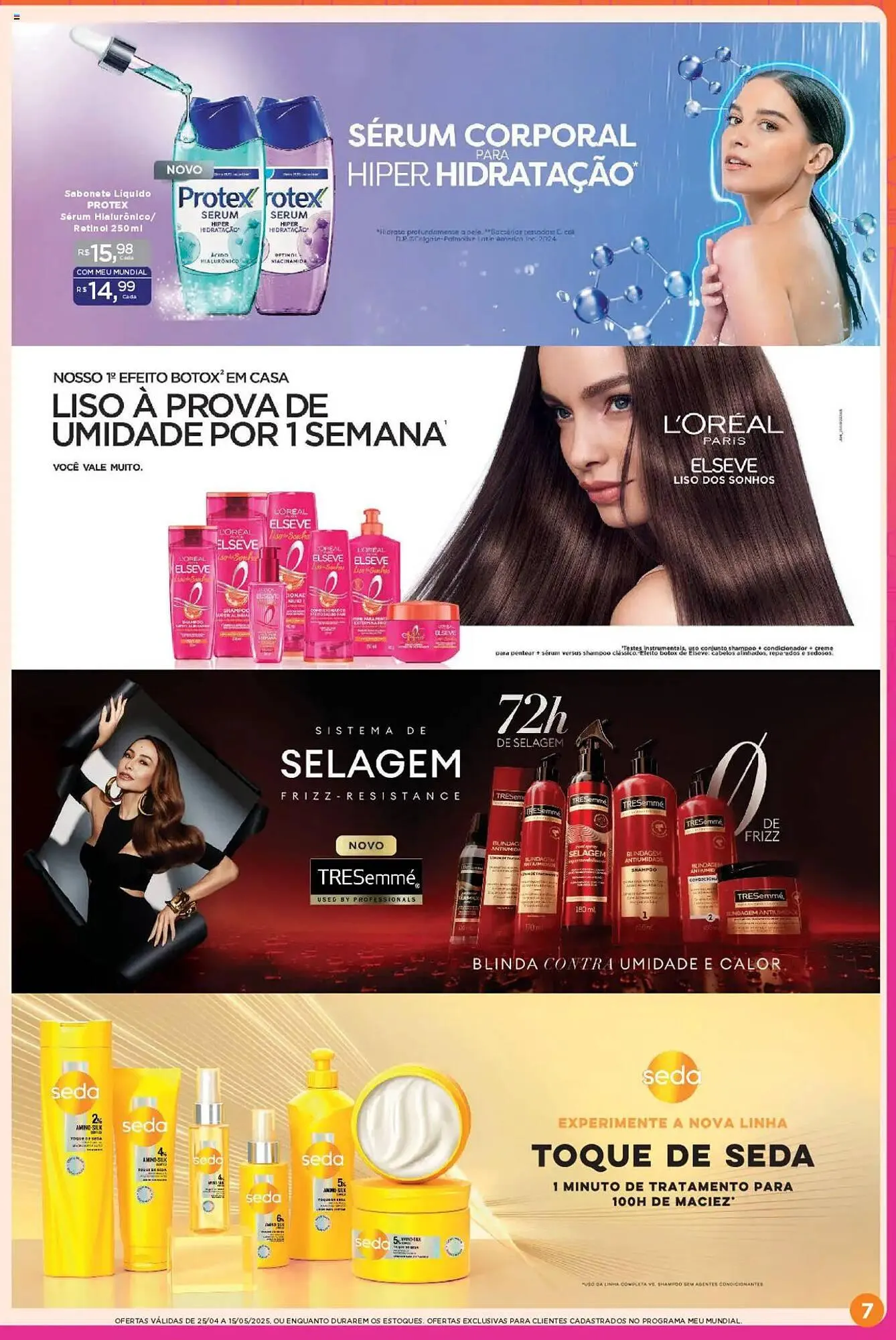 Encarte de Catálogo Supermercados Mundial 25 de abril até 15 de maio 2025 - Pagina 7