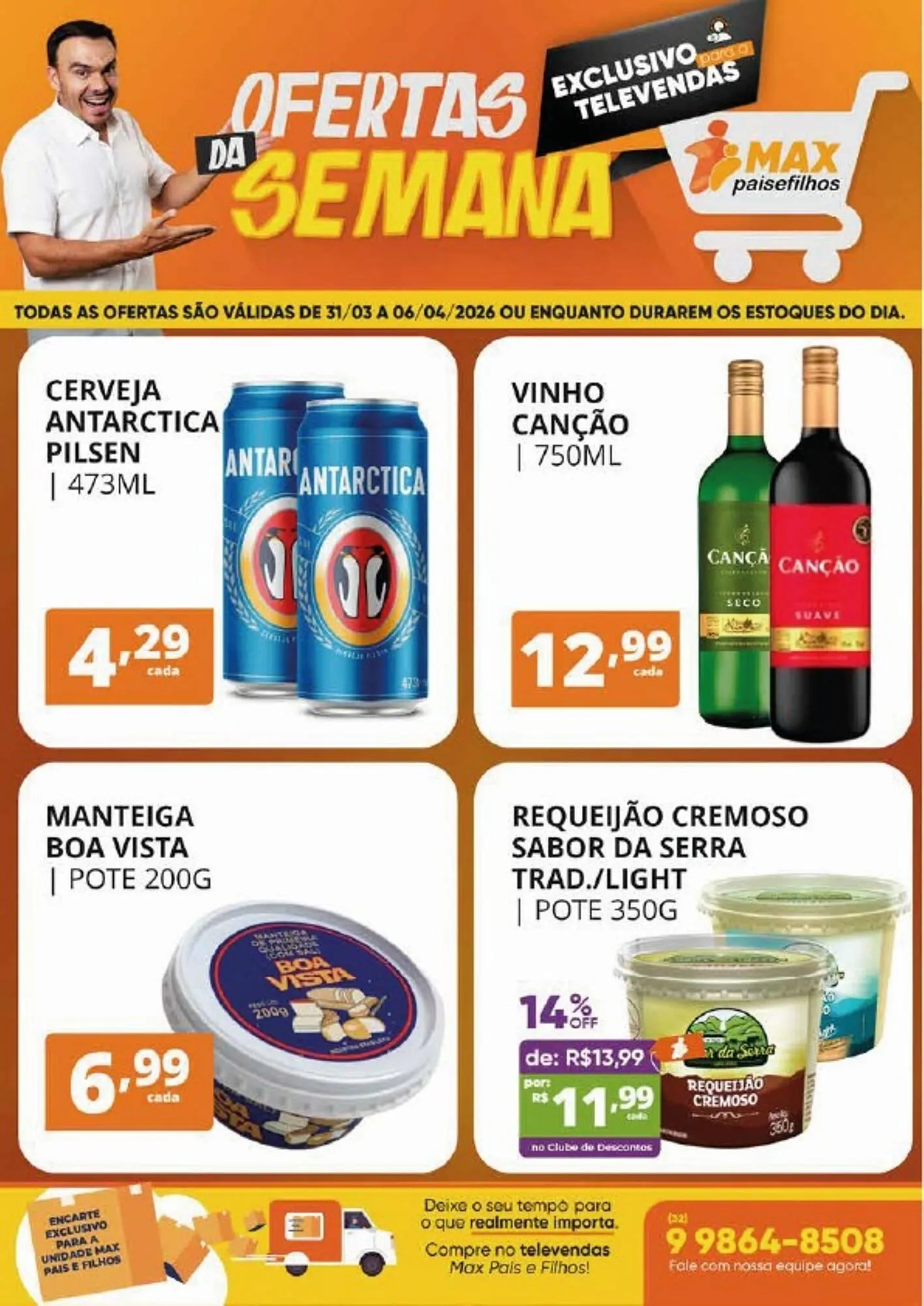 Encarte de Catálogo Pais e Filhos Supermercados 31 de março até 6 de abril 2026 - Pagina 4