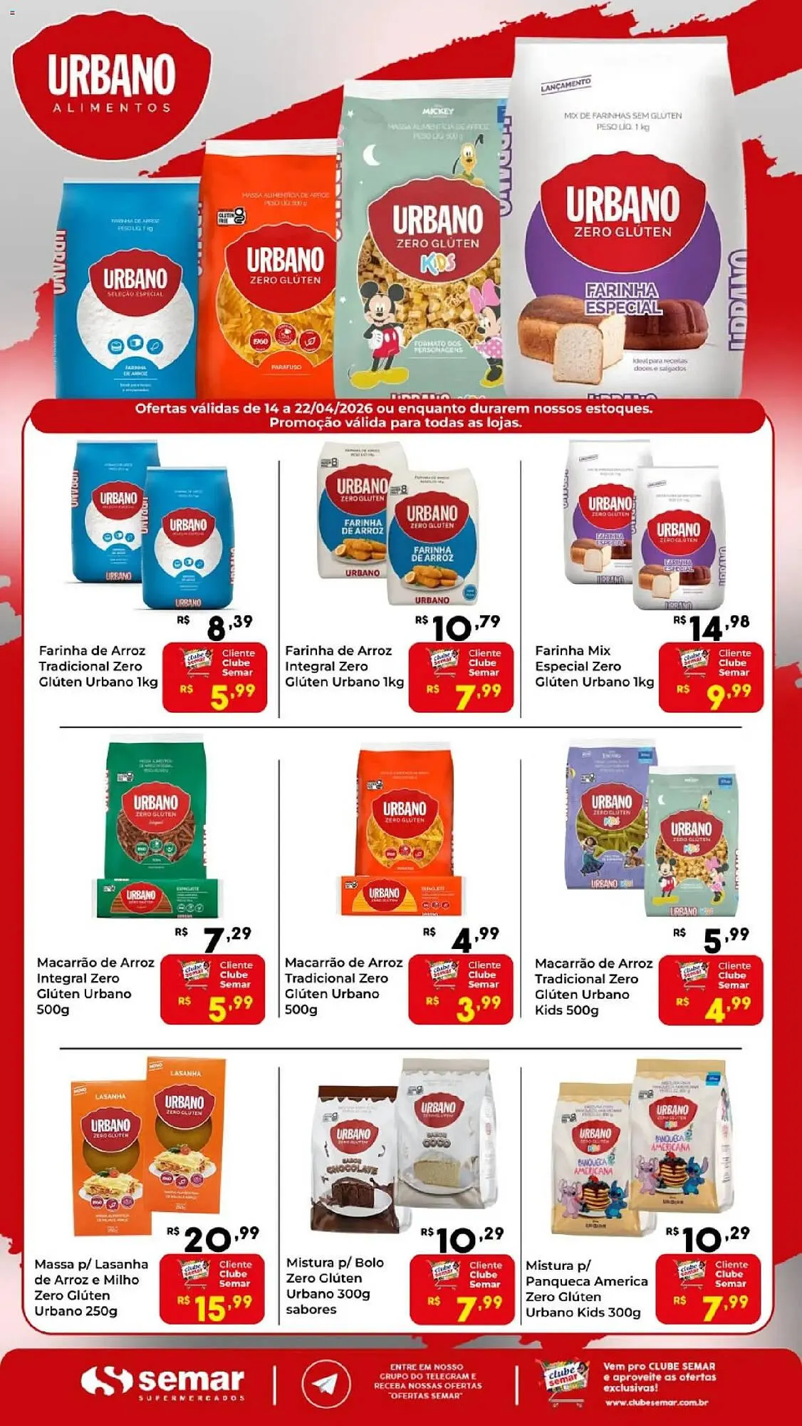 Encarte de Folheto Semar Supermercado 14 de abril até 22 de abril 2026 - Pagina 1