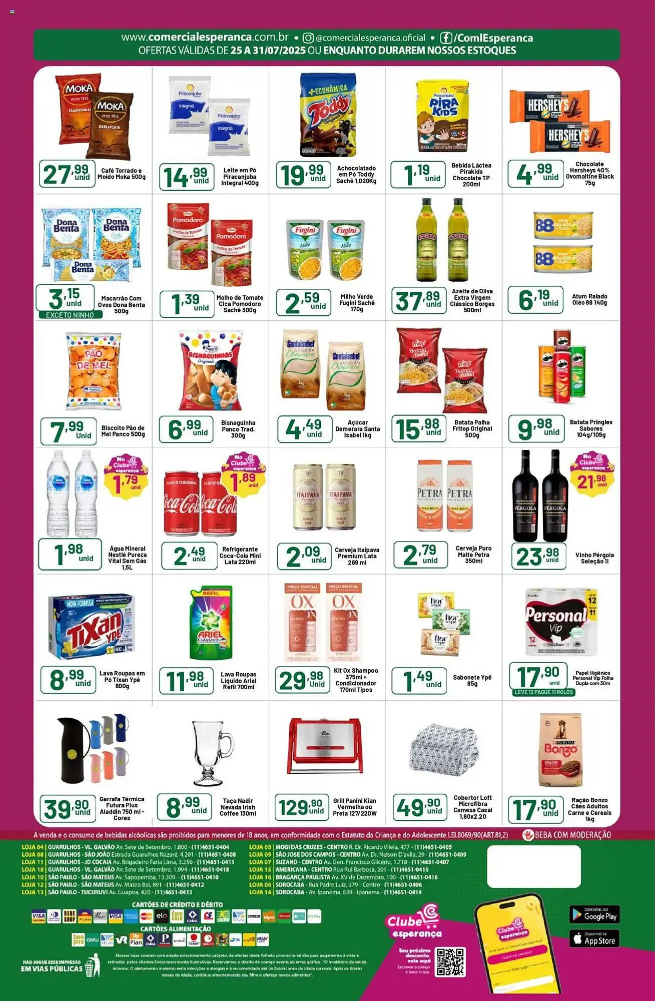 Encarte de Catálogo Comercial Esperança 25 de julho até 31 de julho 2025 - Pagina 2