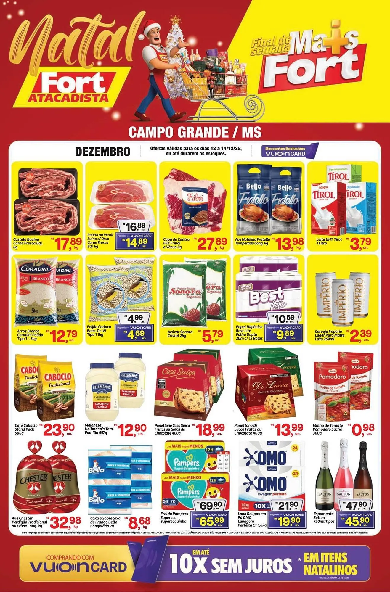 Encarte de Tabloide Fort Atacadista 12 de dezembro até 14 de dezembro 2025 - Pagina 1