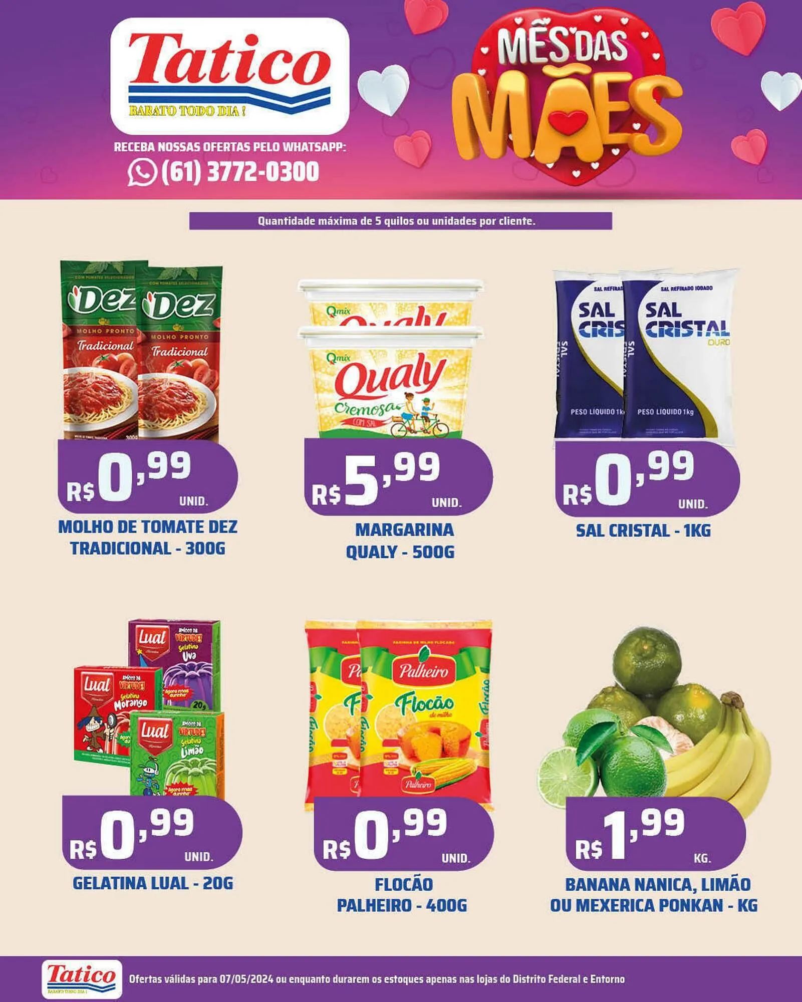 Encarte de Catálogo Tatico 6 de maio até 7 de maio 2024 - Pagina 1