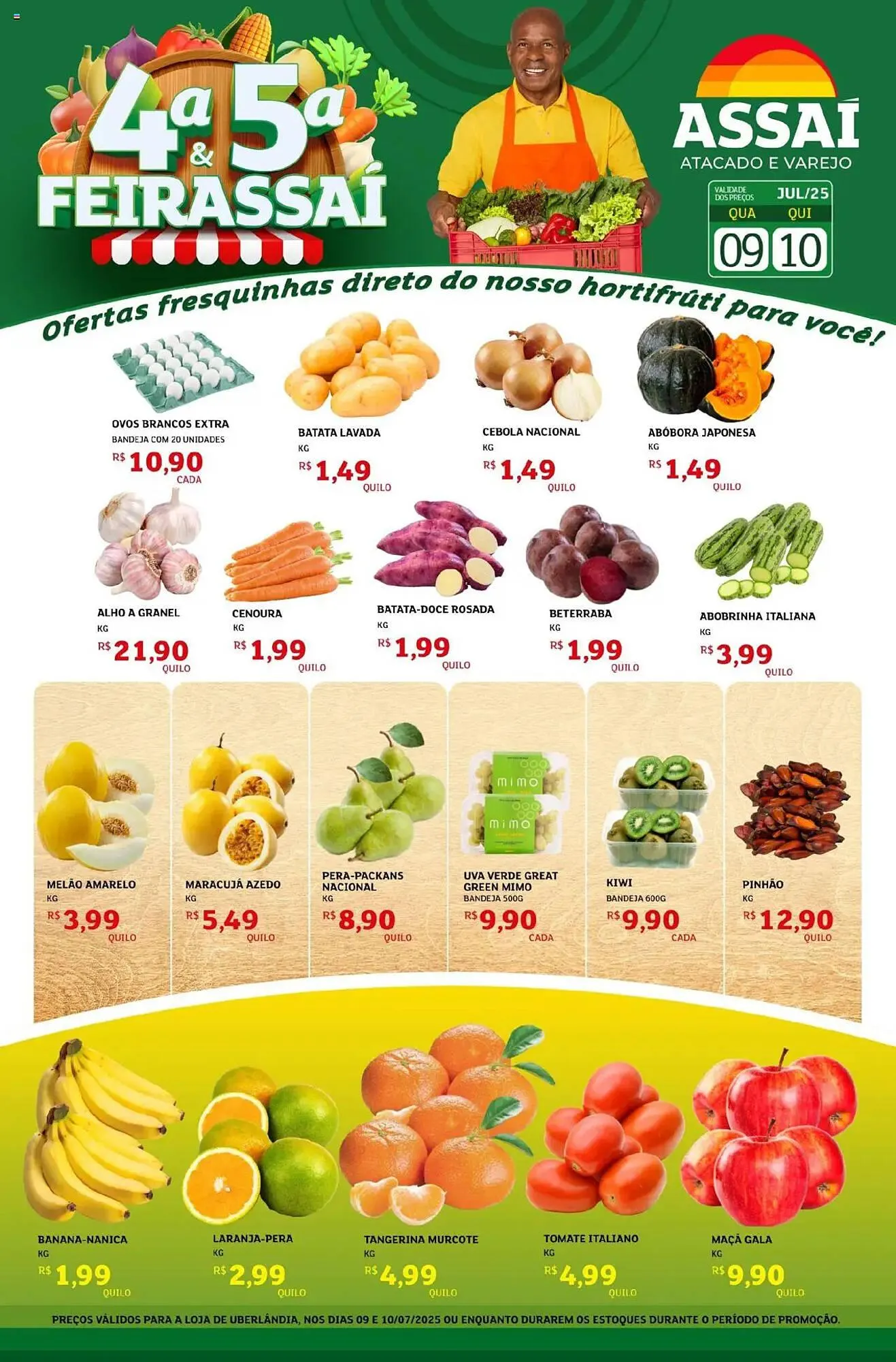 Encarte de Catálogo Assaí Atacadista 9 de julho até 10 de julho 2025 - Pagina 1