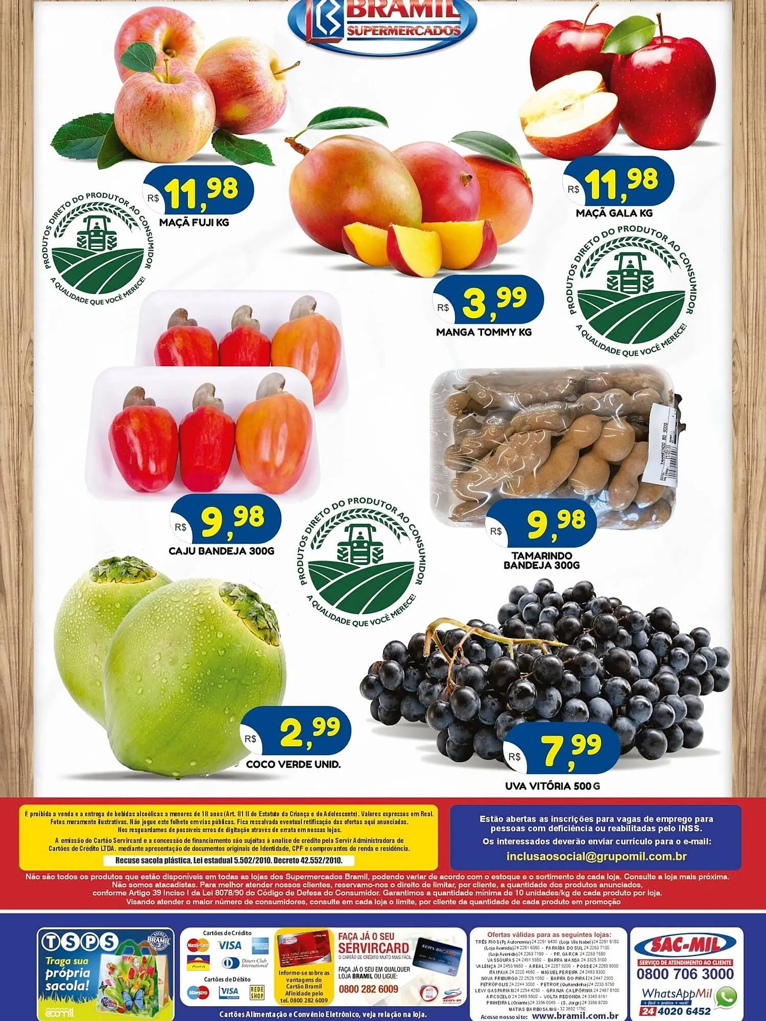 Encarte de Encarte Bramil Supermercados 7 de outubro até 8 de outubro 2025 - Pagina 2