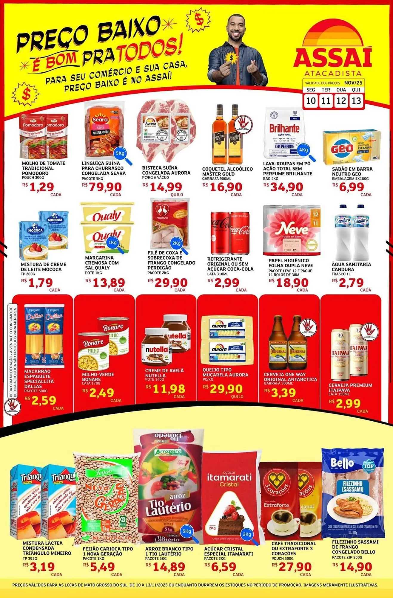 Encarte de Encarte Assaí Atacadista 10 de novembro até 13 de novembro 2025 - Pagina 1