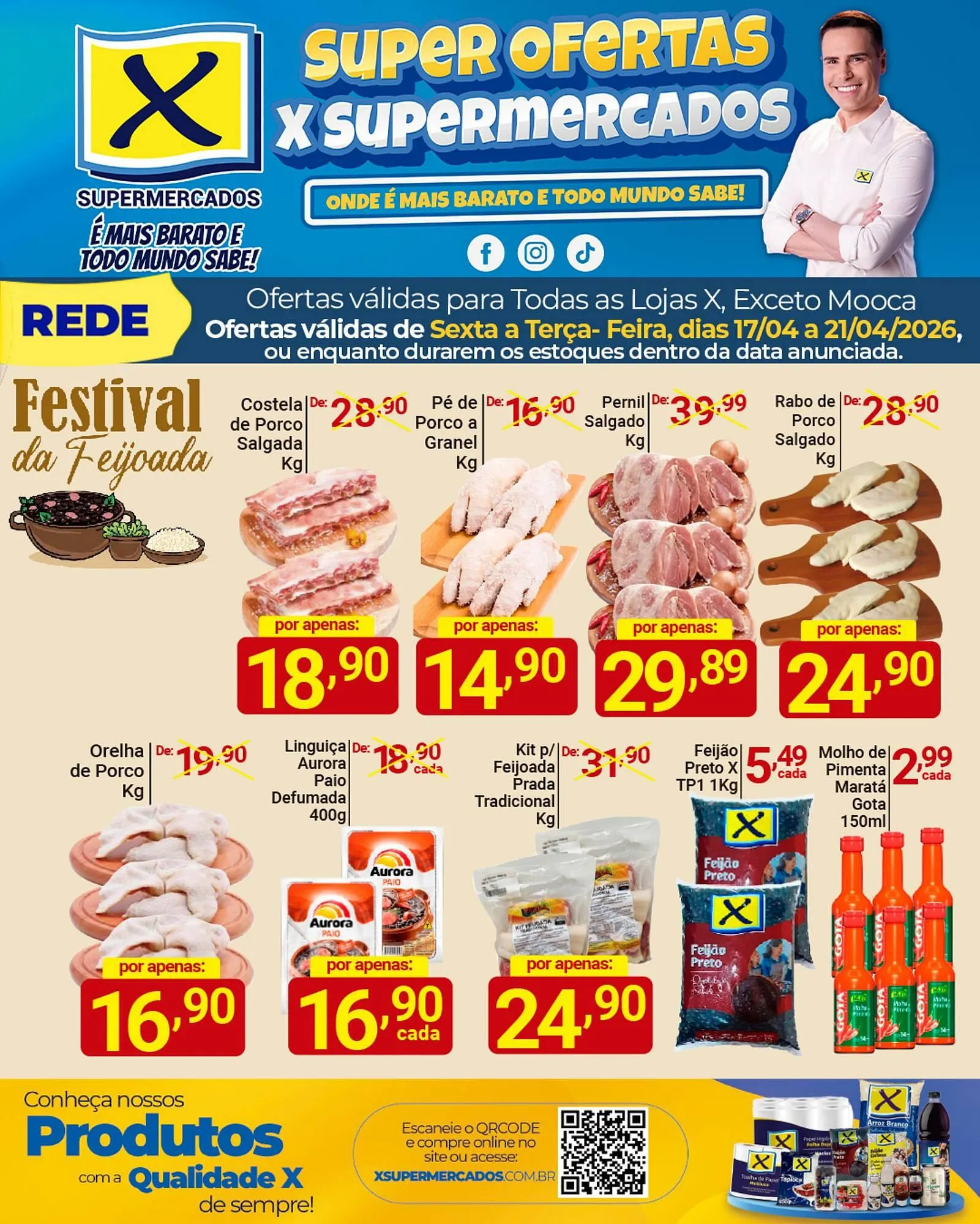 Encarte de Folheto X Supermercados 17 de abril até 21 de abril 2026 - Pagina 4