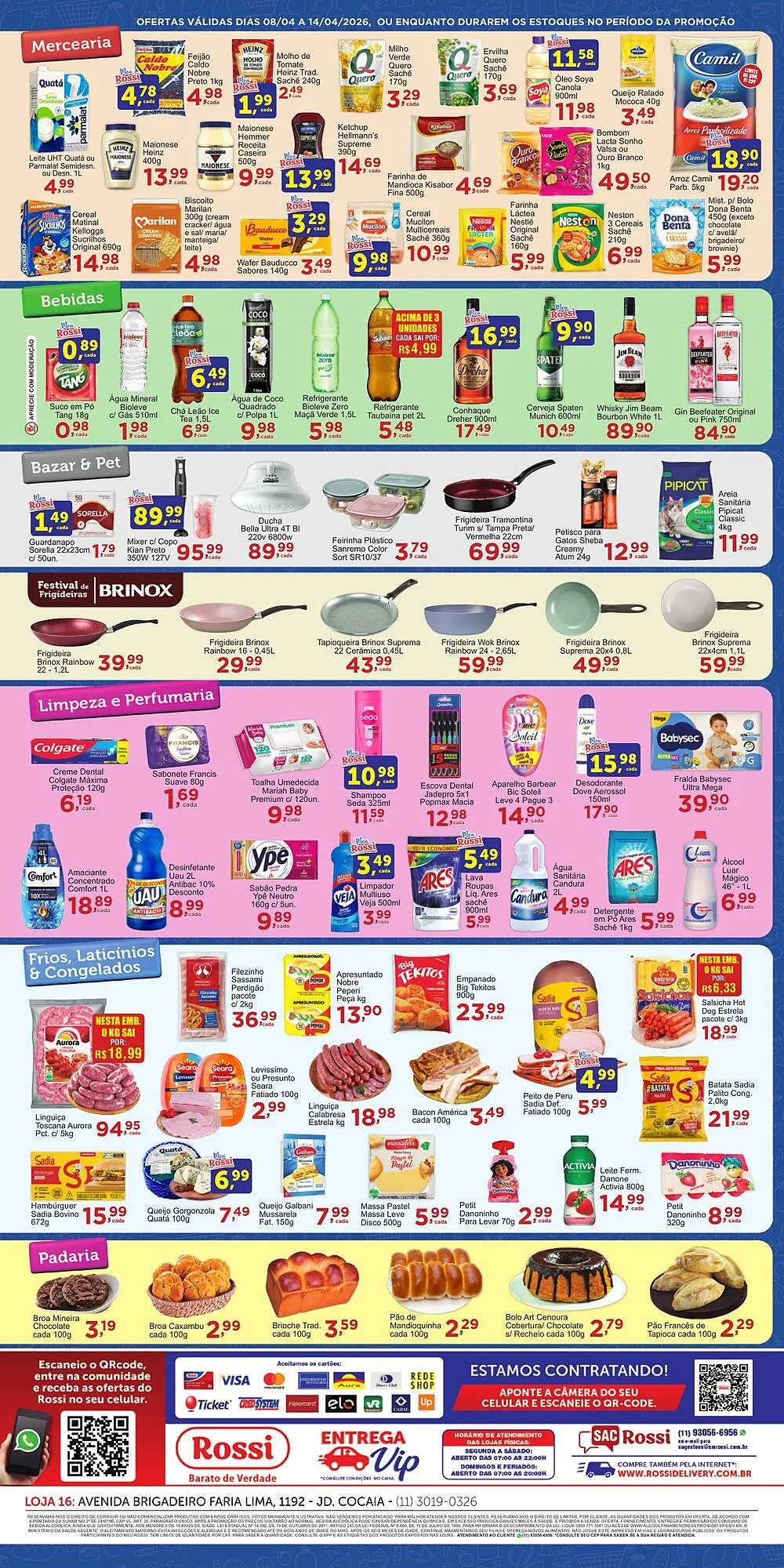 Encarte de Folheto Rossi Supermercado 8 de abril até 14 de abril 2026 - Pagina 2