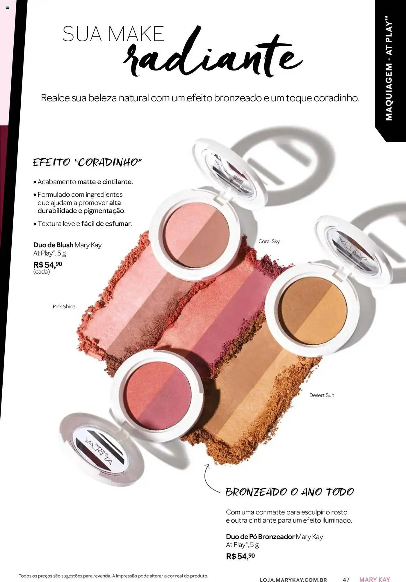 Encarte de Revista Mary Kay 1 de outubro até 1 de novembro 2025 - Pagina 47