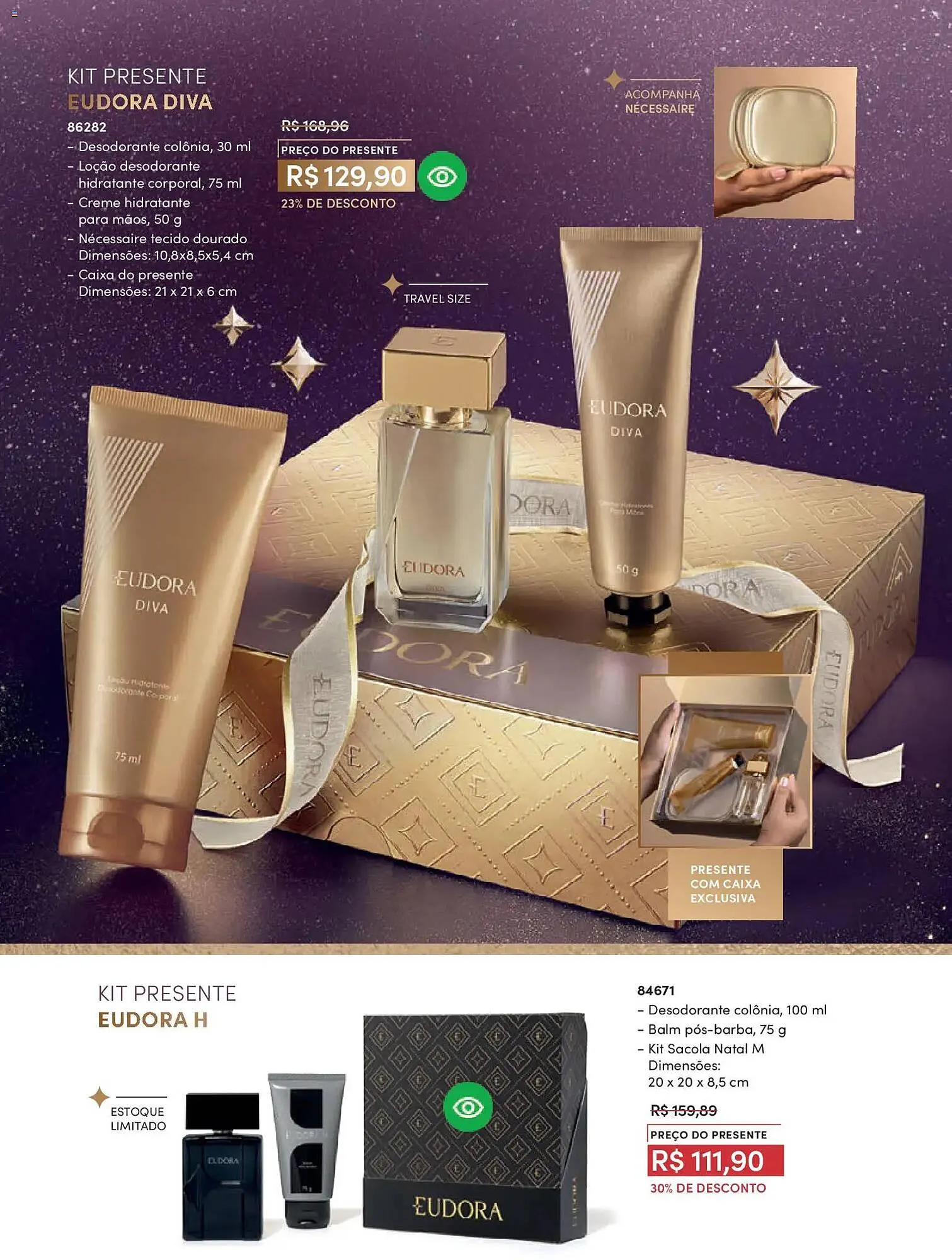 Encarte de Catálogo Eudora 29 de outubro até 27 de novembro 2025 - Pagina 40