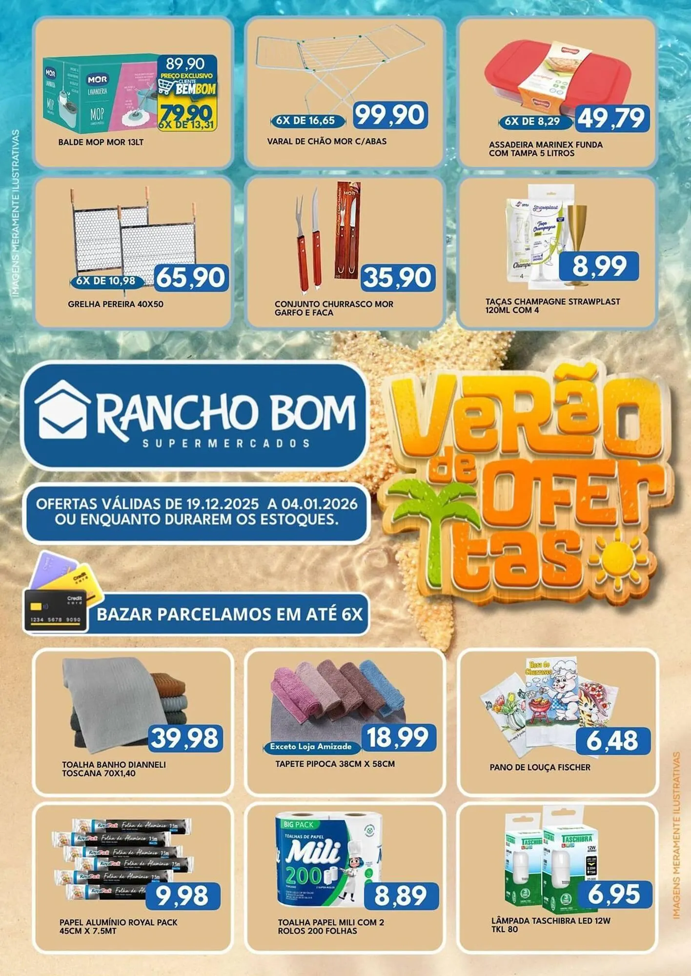 Encarte de Catálogo Rancho Bom Supermercados 19 de dezembro até 4 de janeiro 2026 - Pagina 1