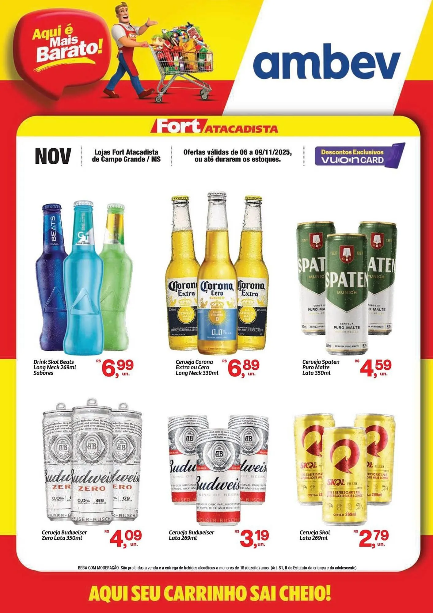 Encarte de Tabloide Fort Atacadista 6 de novembro até 9 de novembro 2025 - Pagina 1