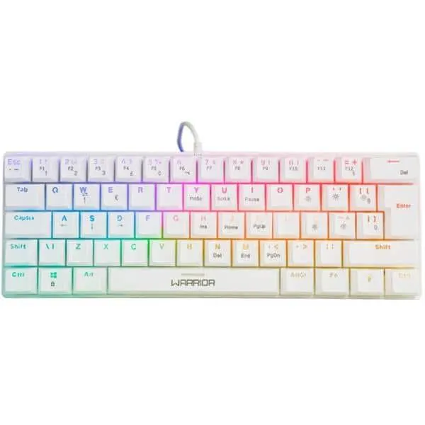 Teclado Gamer Mecânico Royal Precision, Blue Switch, ABNT2, RGB Branco, TC311, Warrior - CX 1 UN