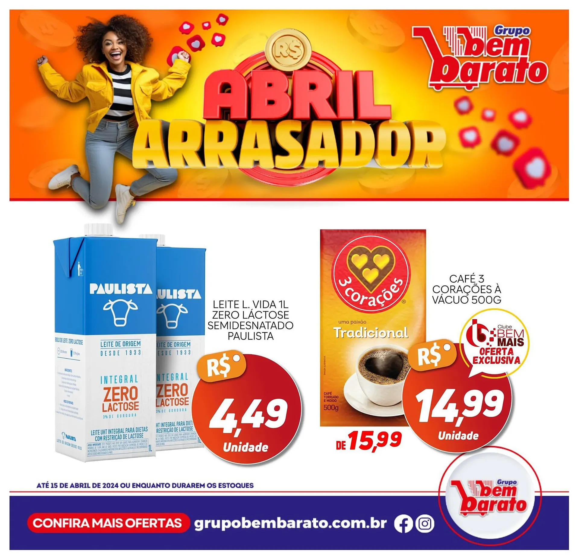 Encarte de Catálogo Supermercado Bem Barato 15 de abril até 15 de abril 2024 - Pagina 5