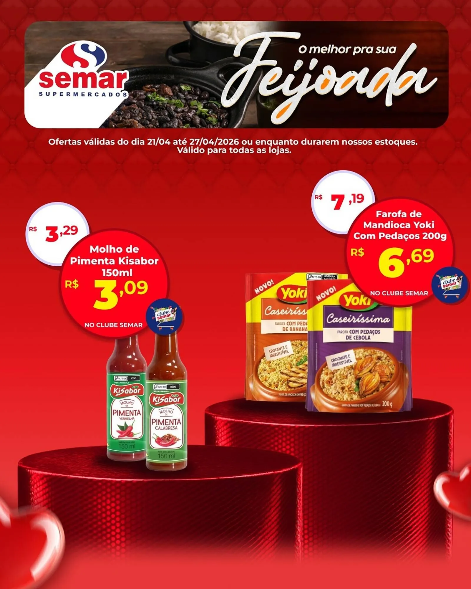 Encarte de Folheto Semar Supermercado 26 de abril até 27 de abril 2026 - Pagina 2