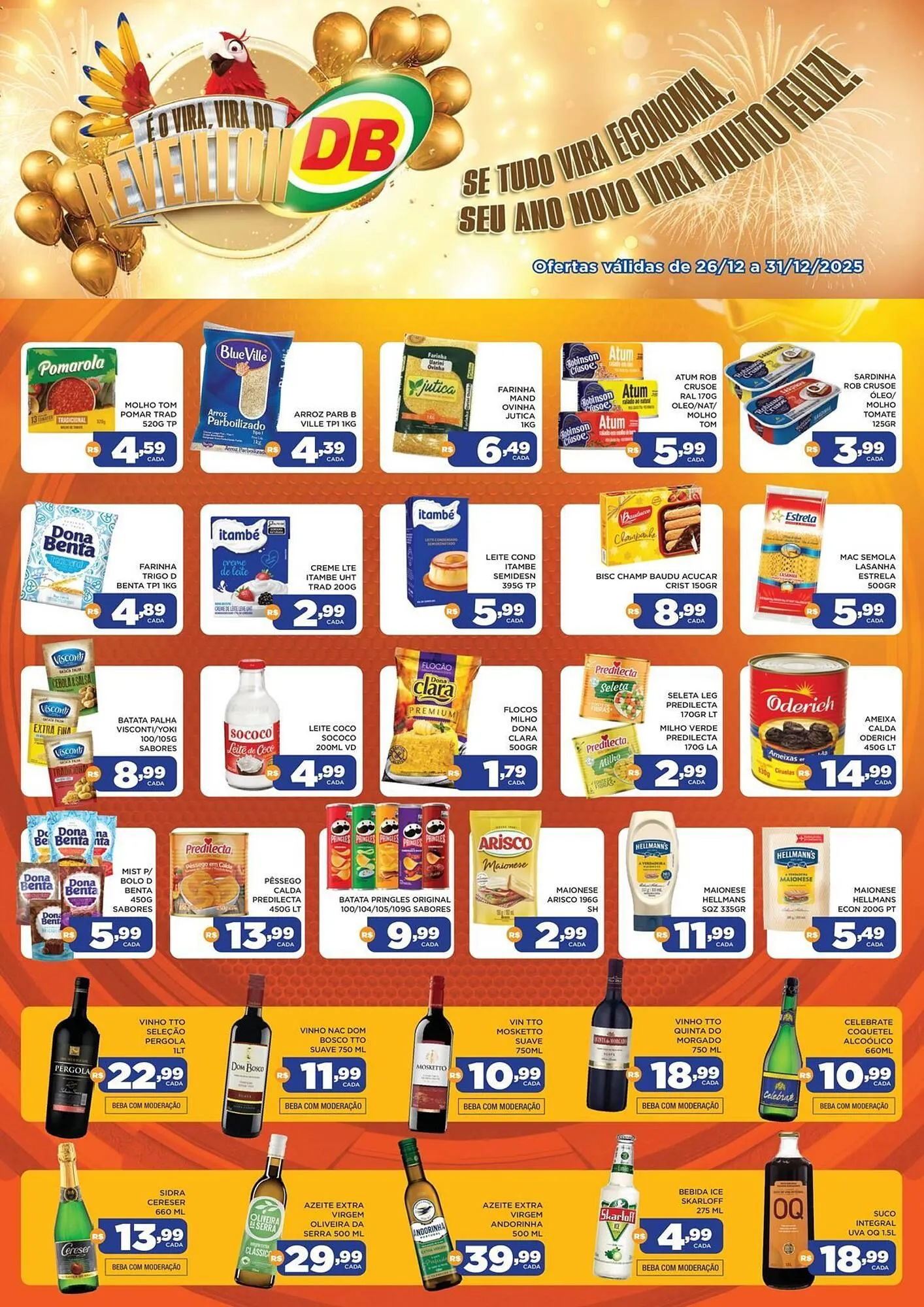 Encarte de Catálogo DB Supermercados 29 de dezembro até 31 de dezembro 2025 - Pagina 1